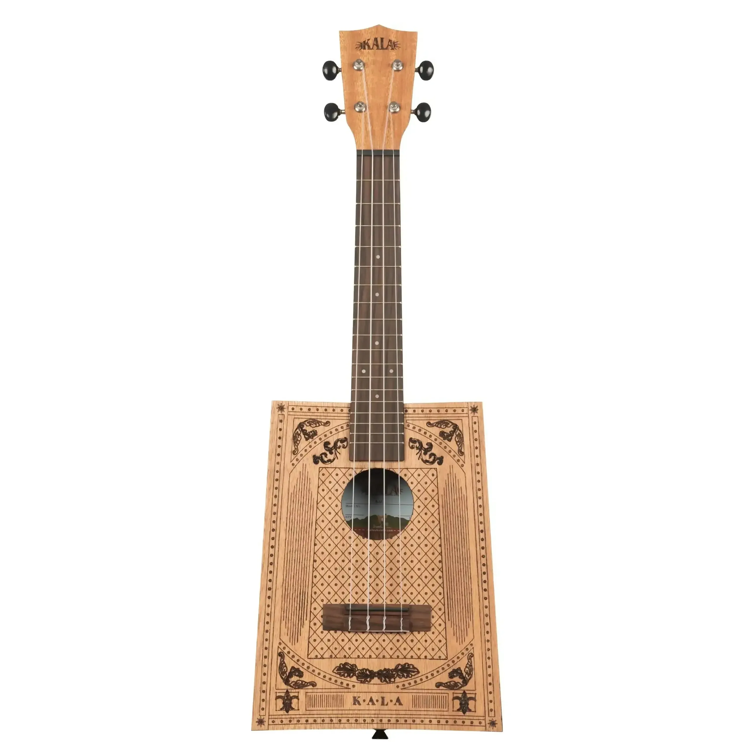 Kala CB-VICT-C Victorian Cigarbox Concert Ukulele - Image 3
