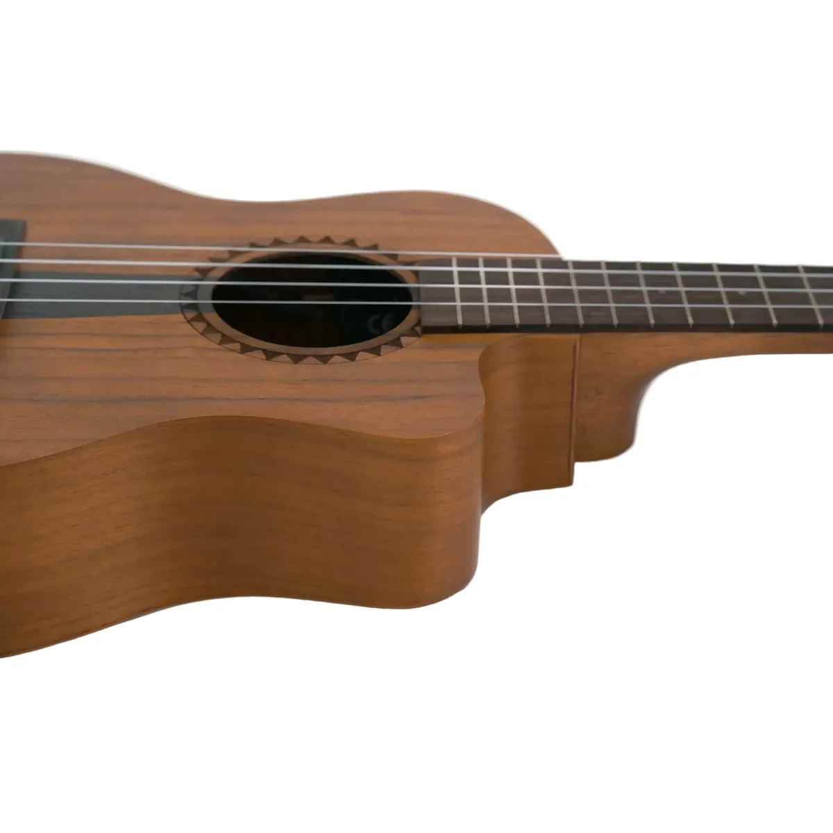 Kala Uke Like The Pros JT-T-CE Jati & Rosewood Tenor Ukulele w/ EQ - Image 3