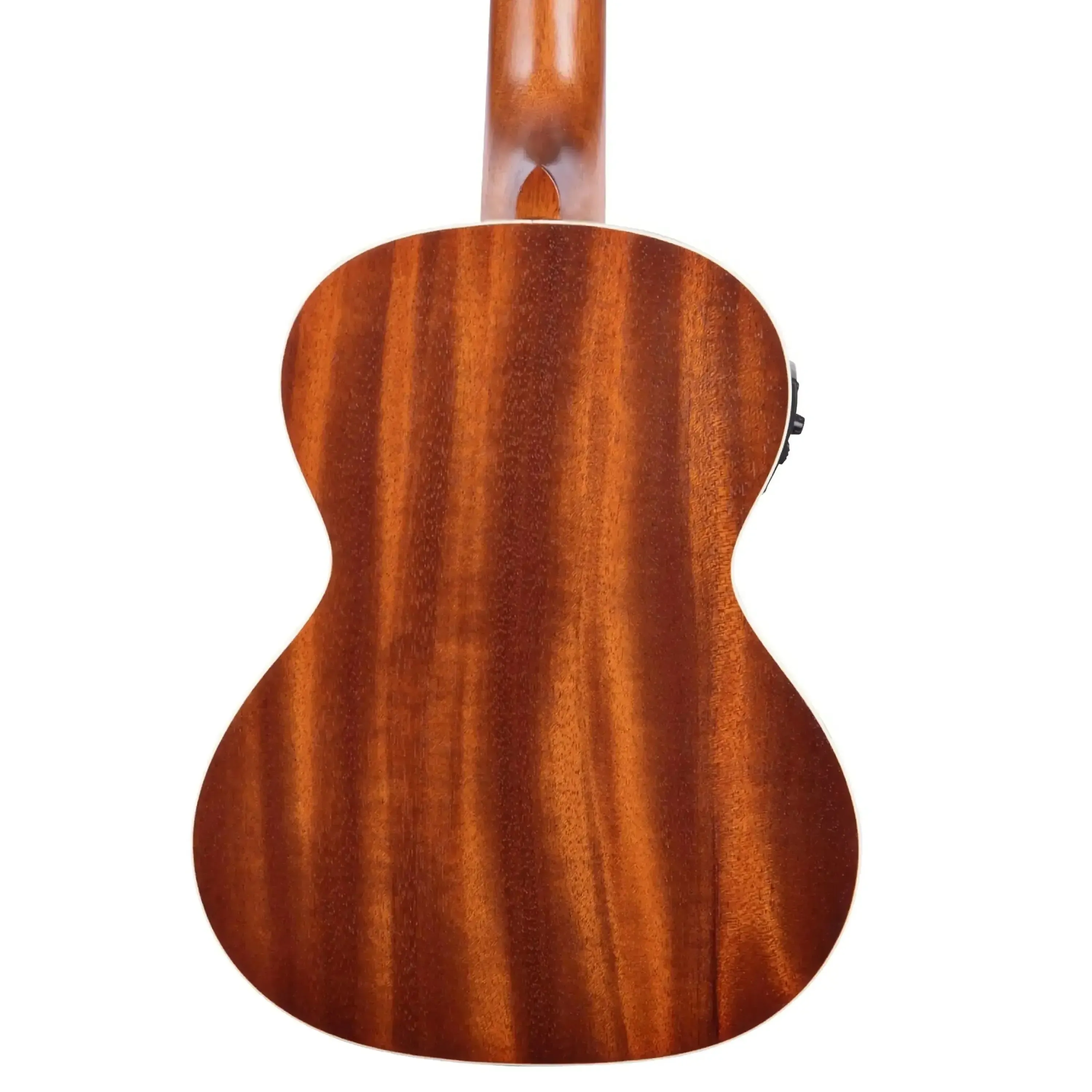 Kala KA-TE Satin Mahogany Tenor Ukulele w/ EQ & Ivory Strap Button - Image 2