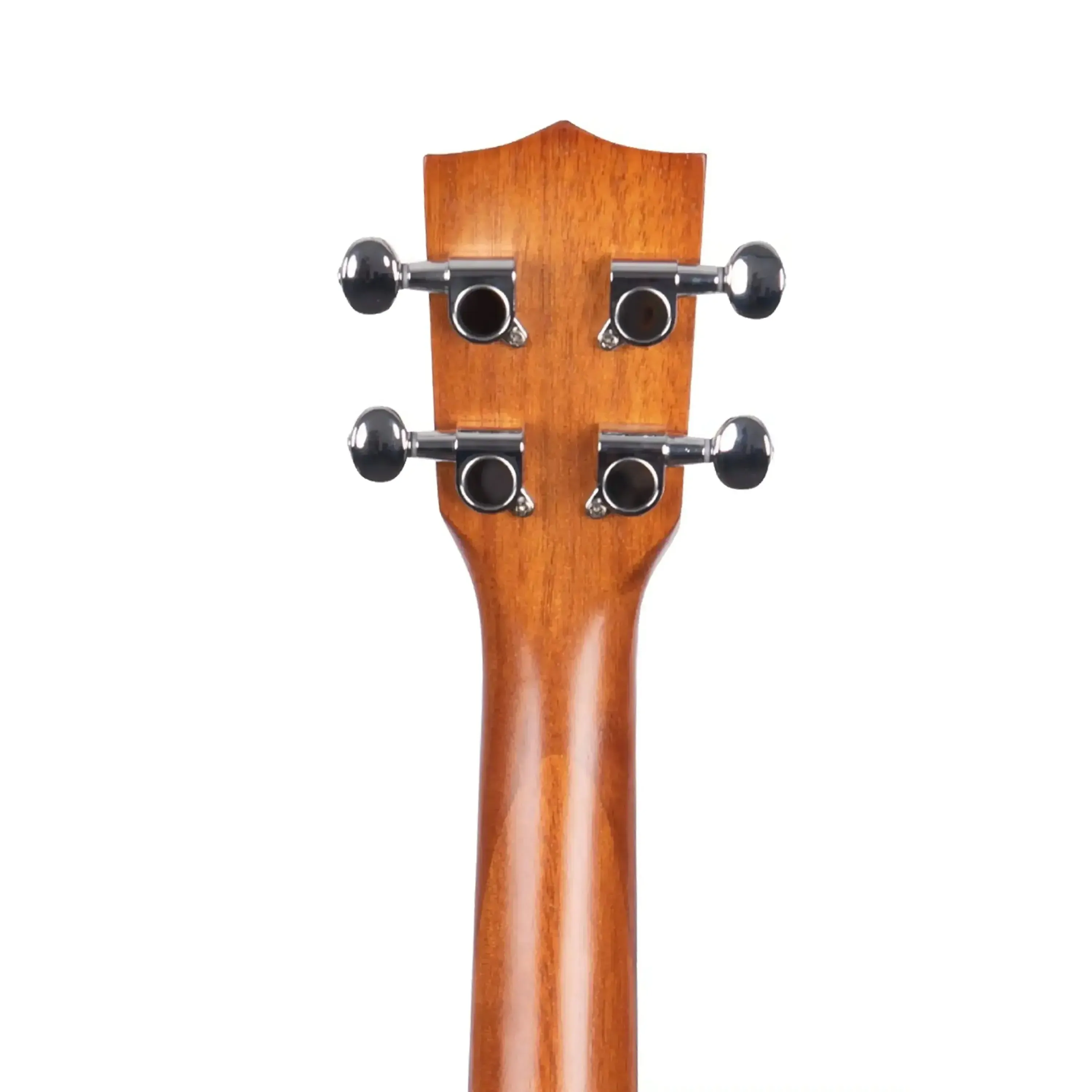 Kala KA-TE Satin Mahogany Tenor Ukulele w/ EQ & Ivory Strap Button - Image 6