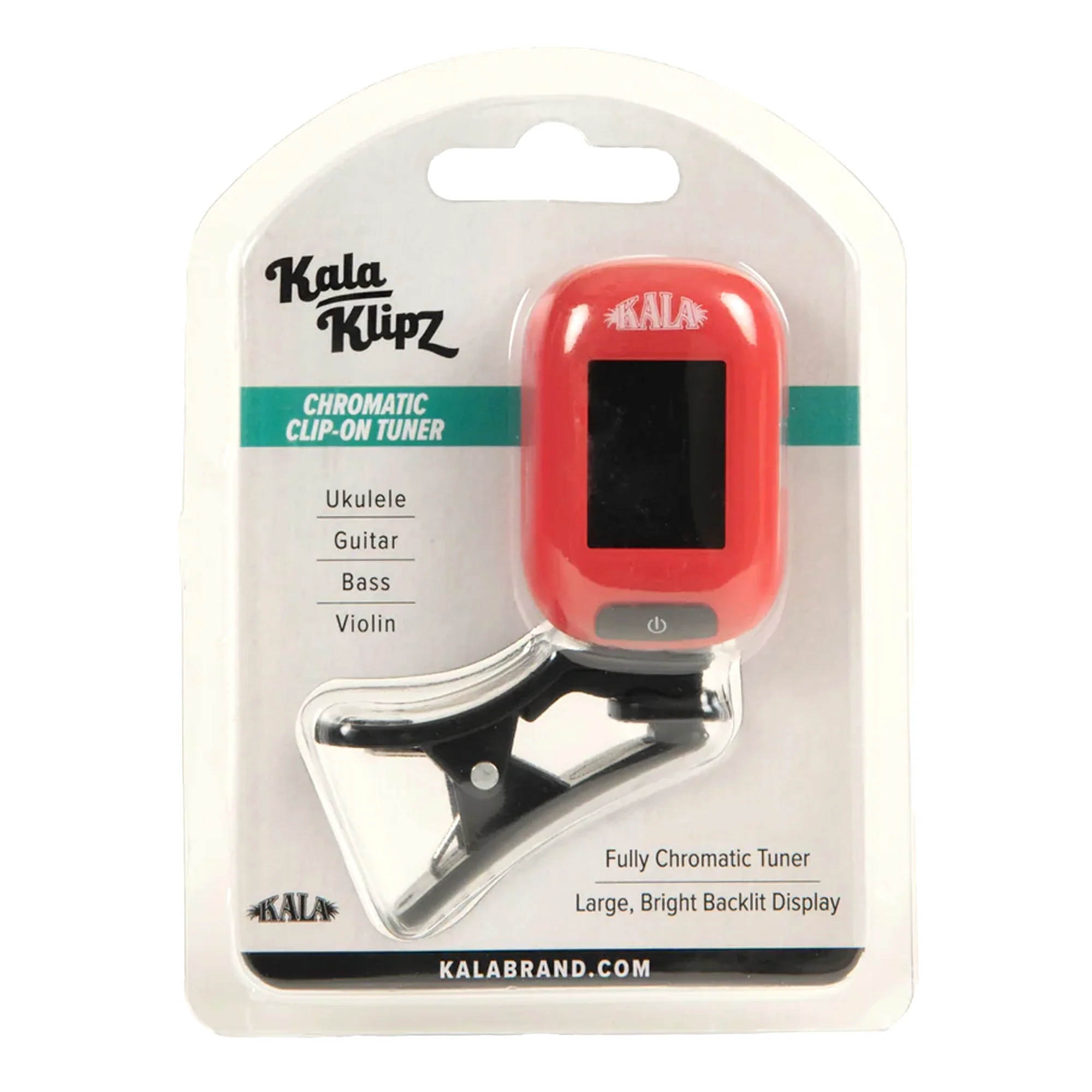 Kala Klipz Red Chromatic Clip-On Tuner