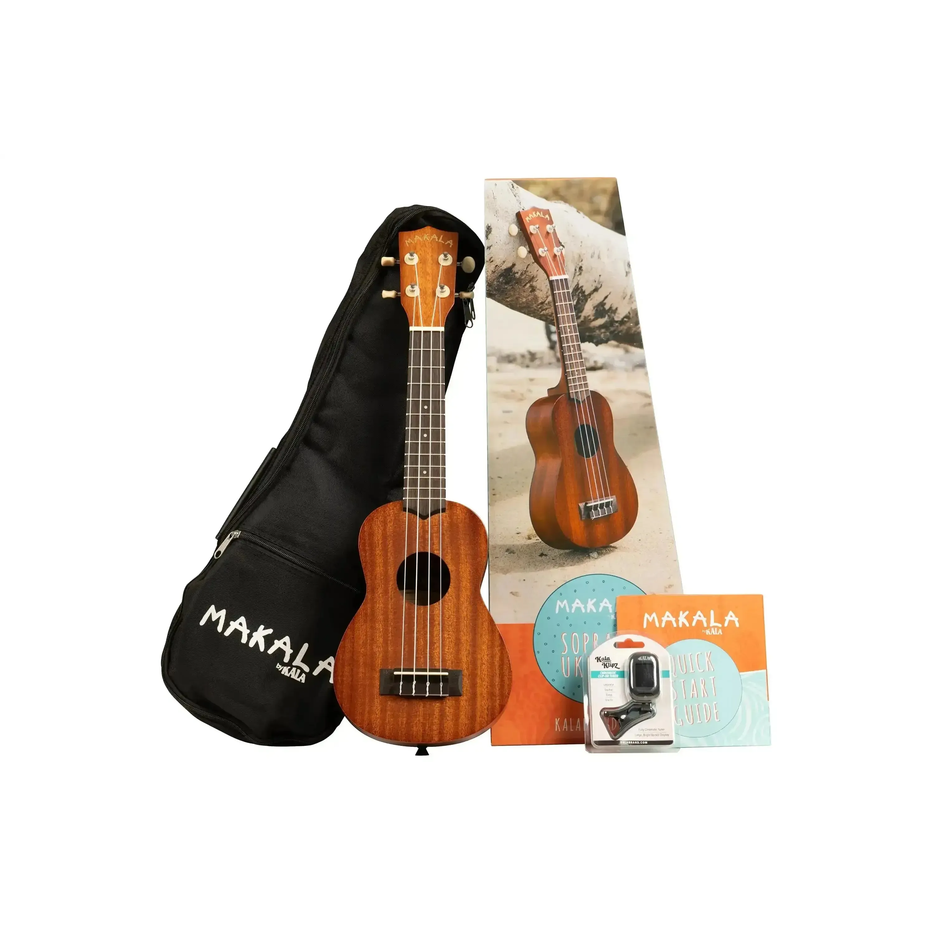 Kala Makala MK-S/PACK Mahogany Soprano Ukulele Pack