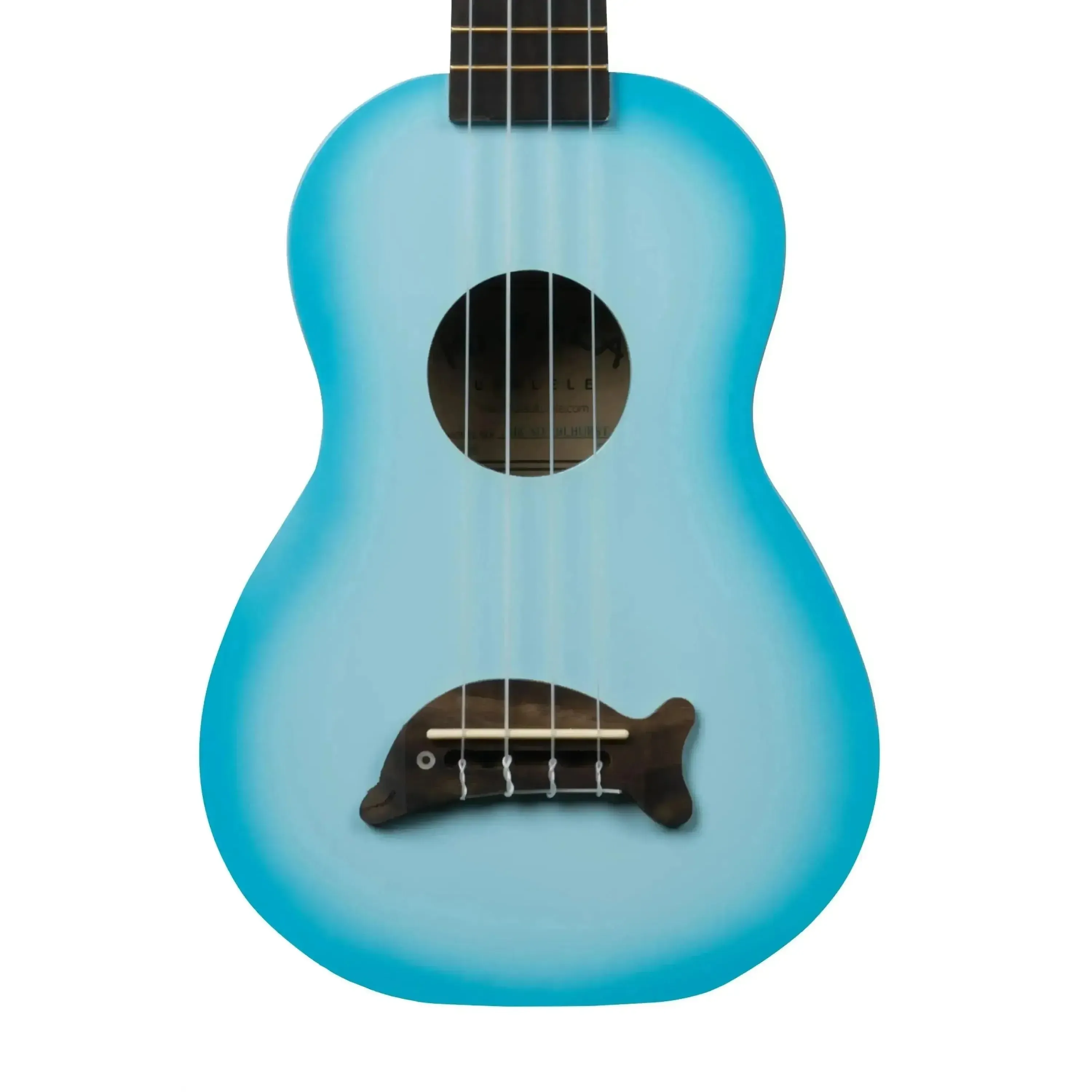 Makala MK-SD/LBBURST Light Blue Burst Dolphin Soprano Ukulele