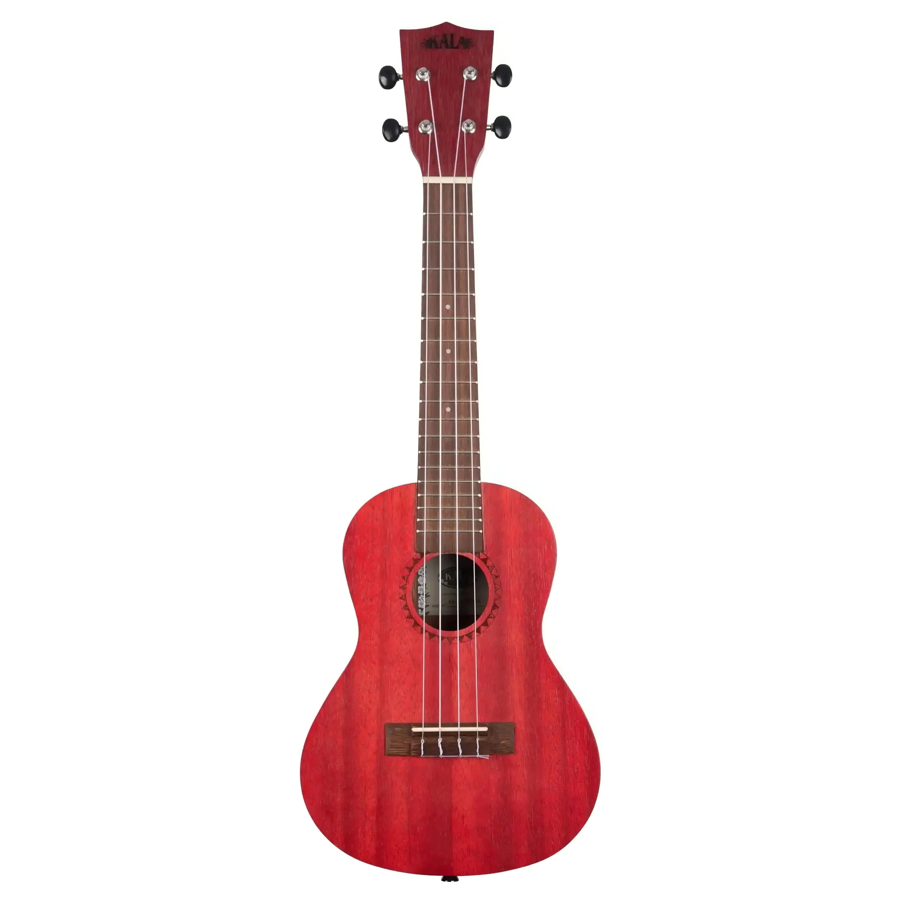 Kala MRT-RED-C Red Stained Meranti Concert Ukulele - Image 3
