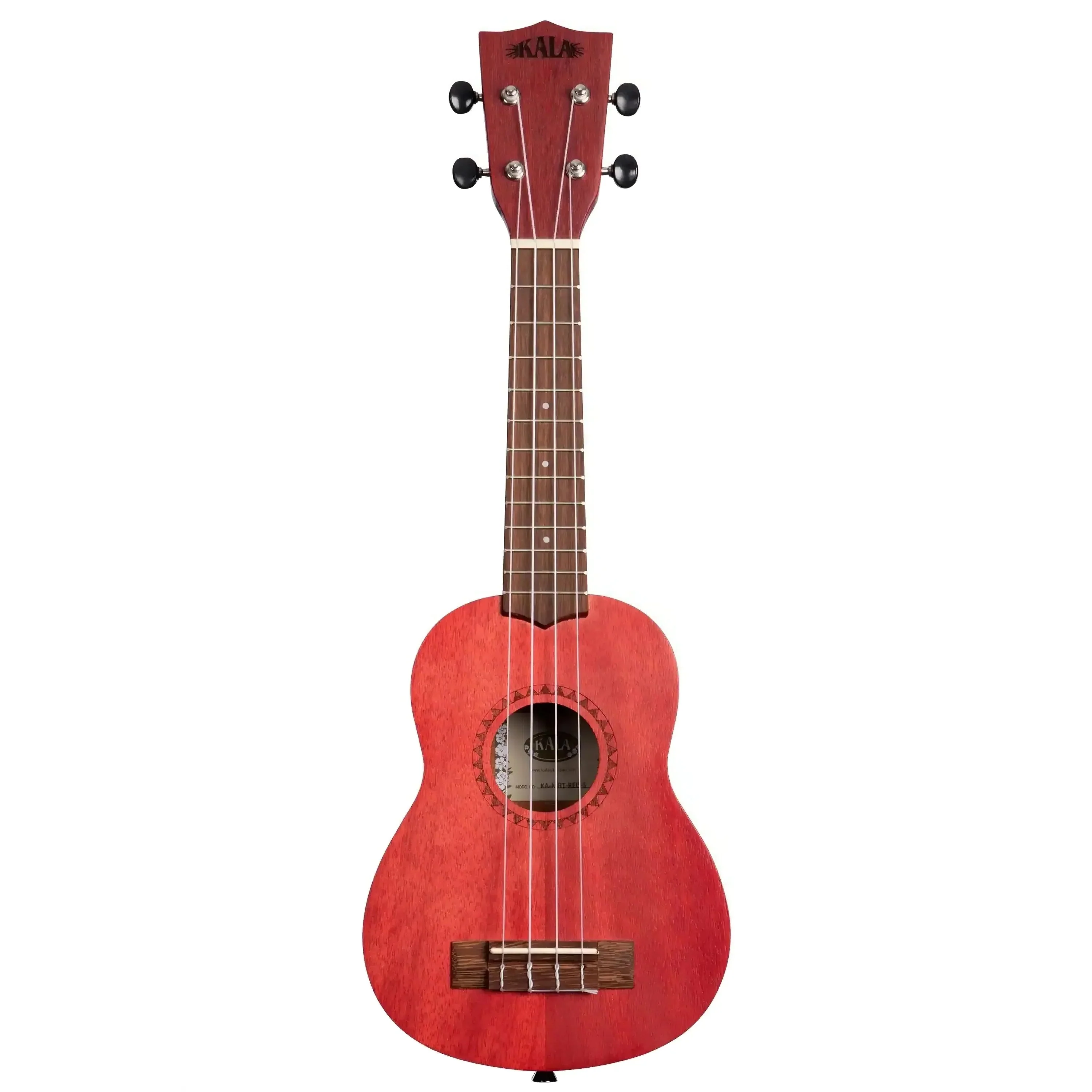 Kala MRT-RED-S Red Watercolor Meranti Soprano Ukulele - Image 3