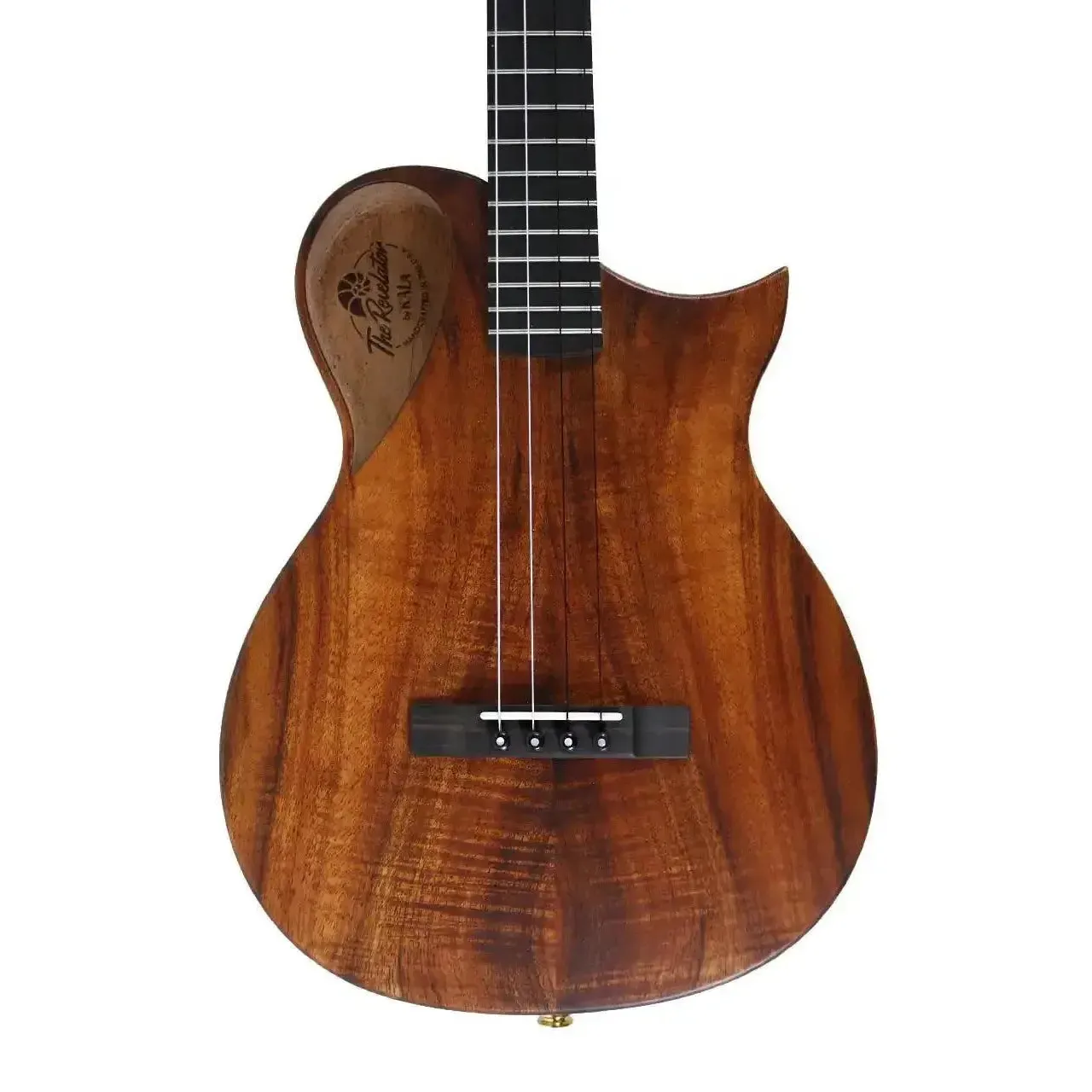 Kala NS-KOA-B Revelator Nautilus Hawaiian Koa Baritone Ukulele w/ Pickup