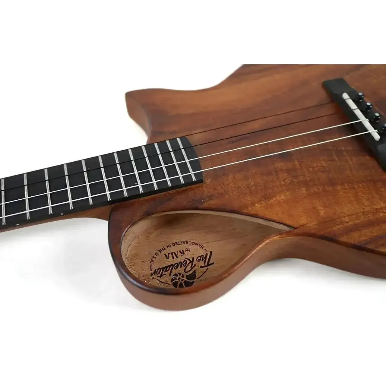 Kala NS-KOA-B Revelator Nautilus Hawaiian Koa Baritone Ukulele w/ Pickup - Image 4