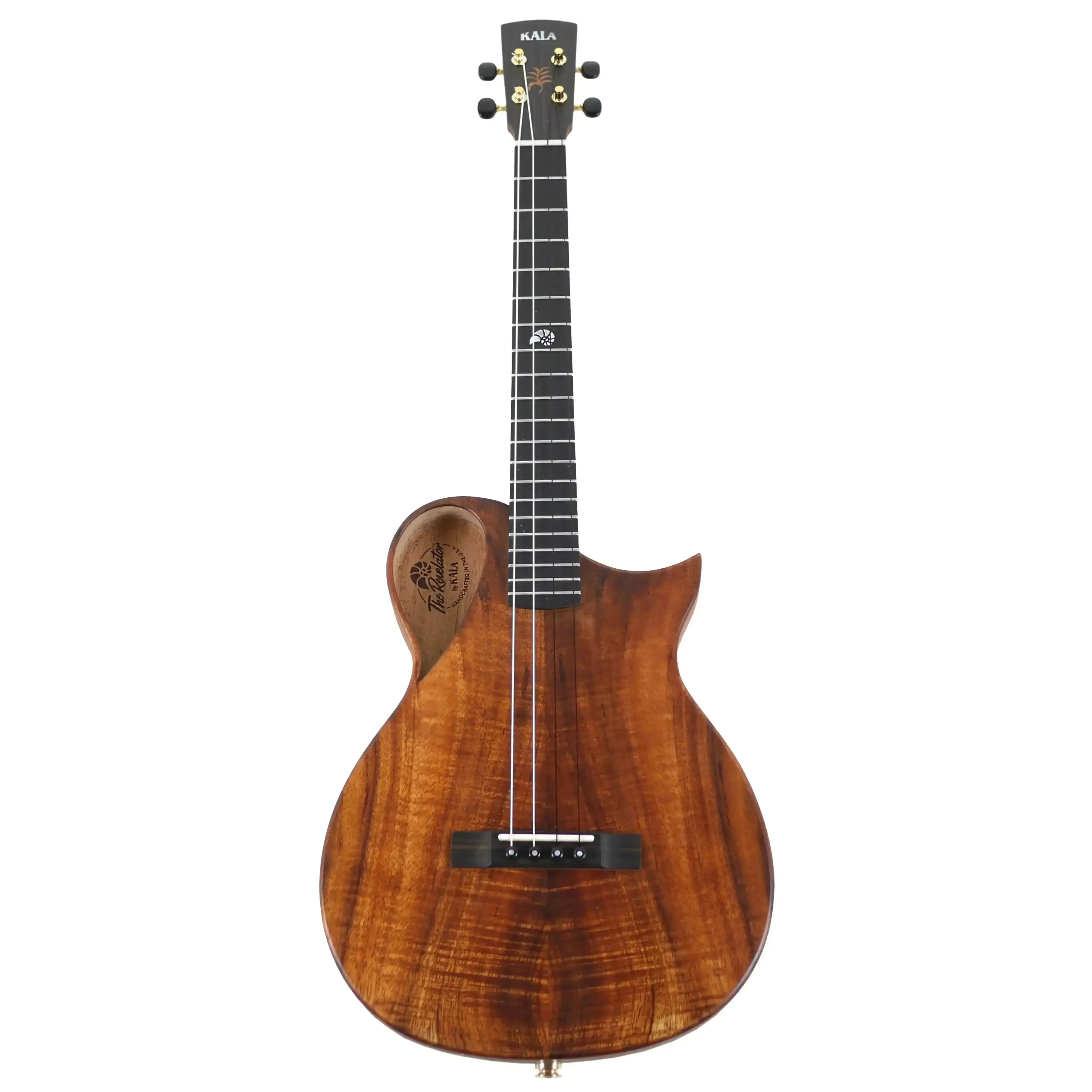 Kala NS-KOA-B Revelator Nautilus Hawaiian Koa Baritone Ukulele w/ Pickup - Image 5