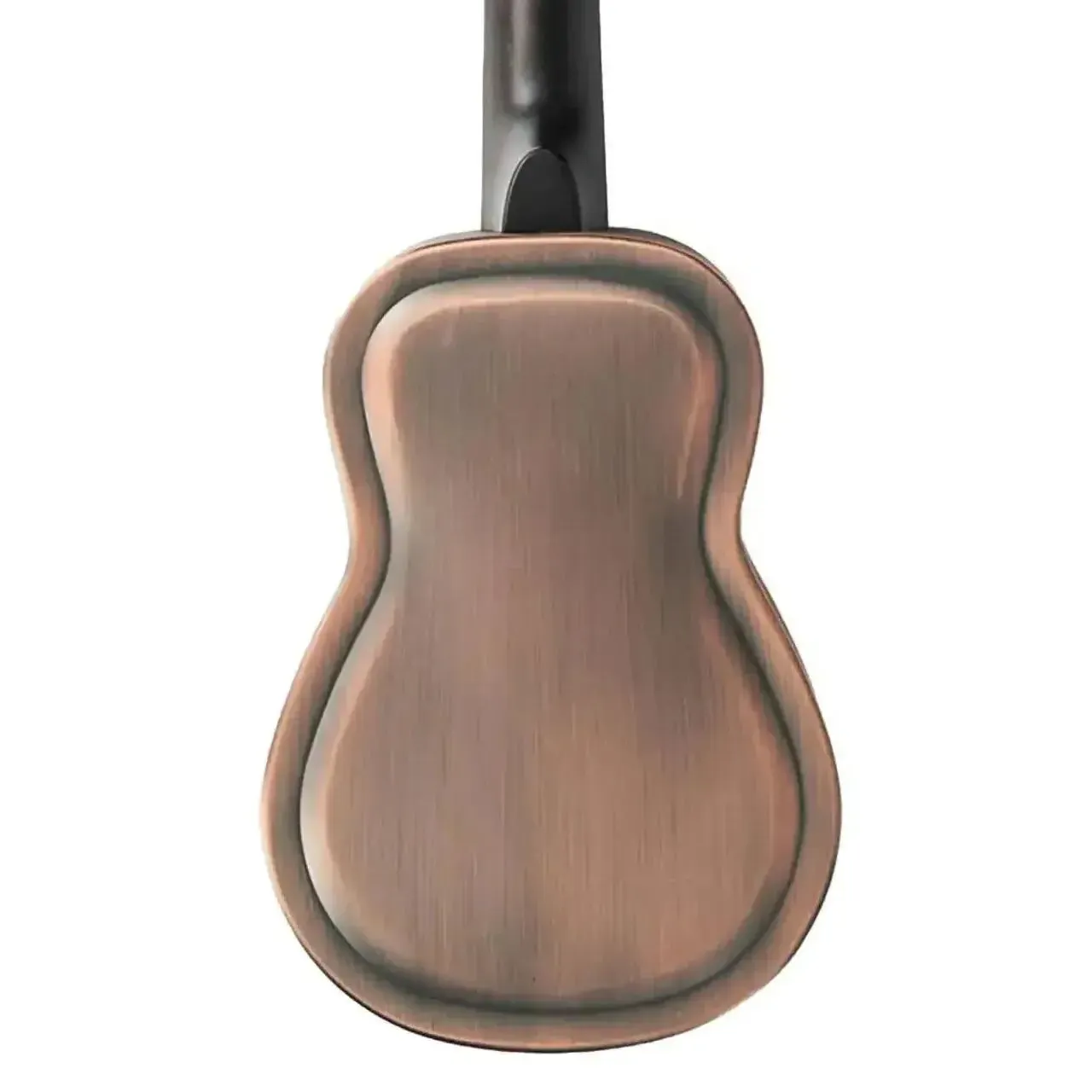 Kala RES-BCR-B-E Resonator Brushed Copper Baritone Ukulele w/ Pickup - Image 2