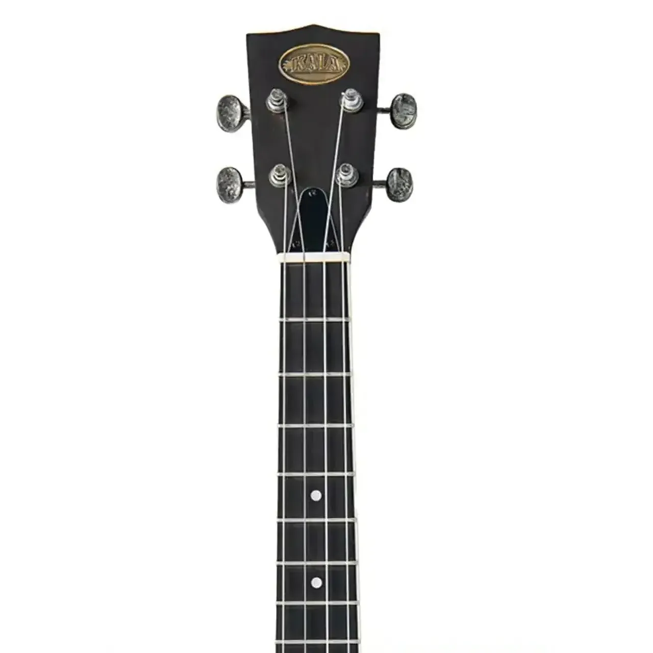 Kala RES-BNI-B-E Resonator Brushed Nickel Baritone Ukulele w/ Pickup - Image 4