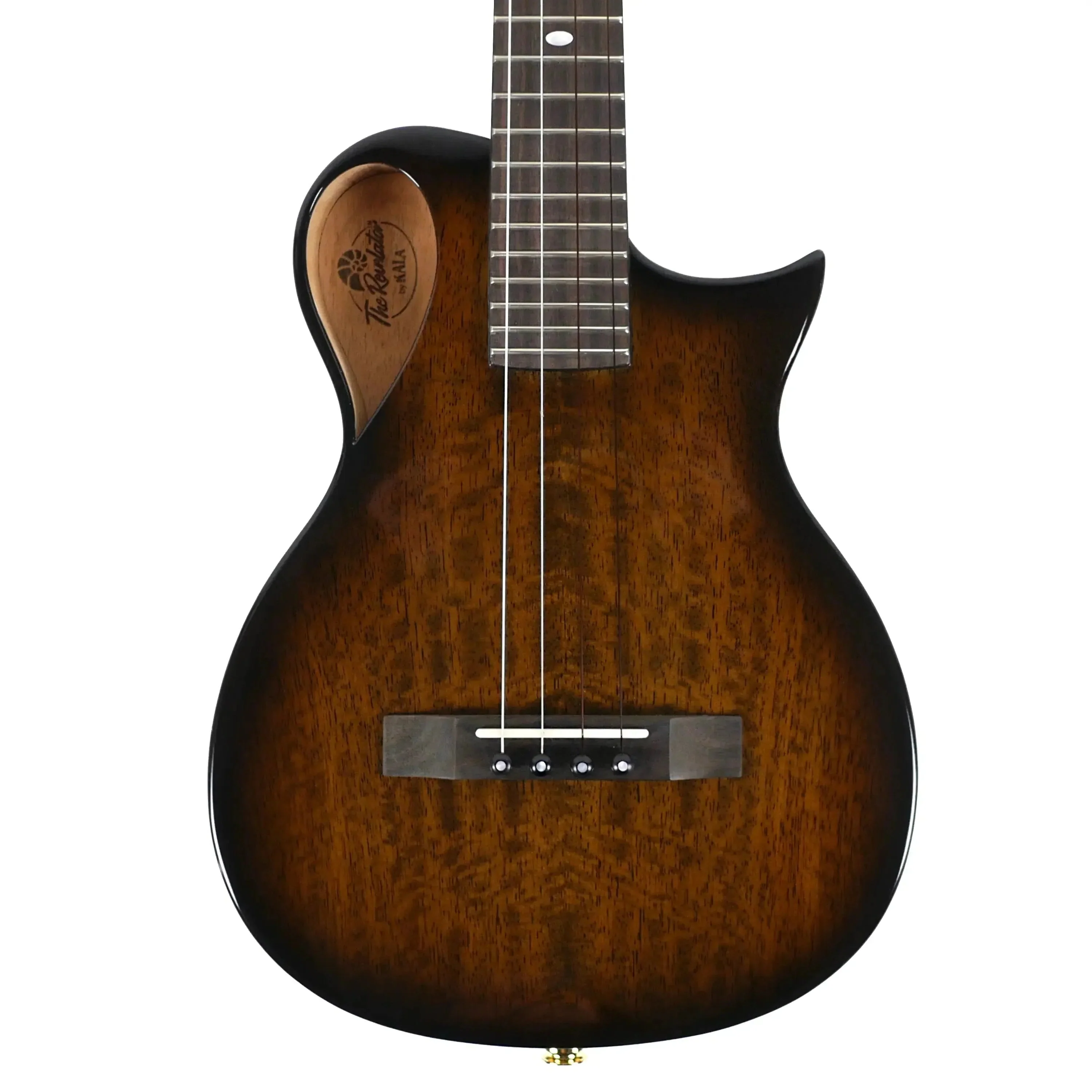 Kala NS-AMB-MNG-TE Revelator Nautilus Horizon Amber Waves Mango Tenor Ukulele w/ Pickup