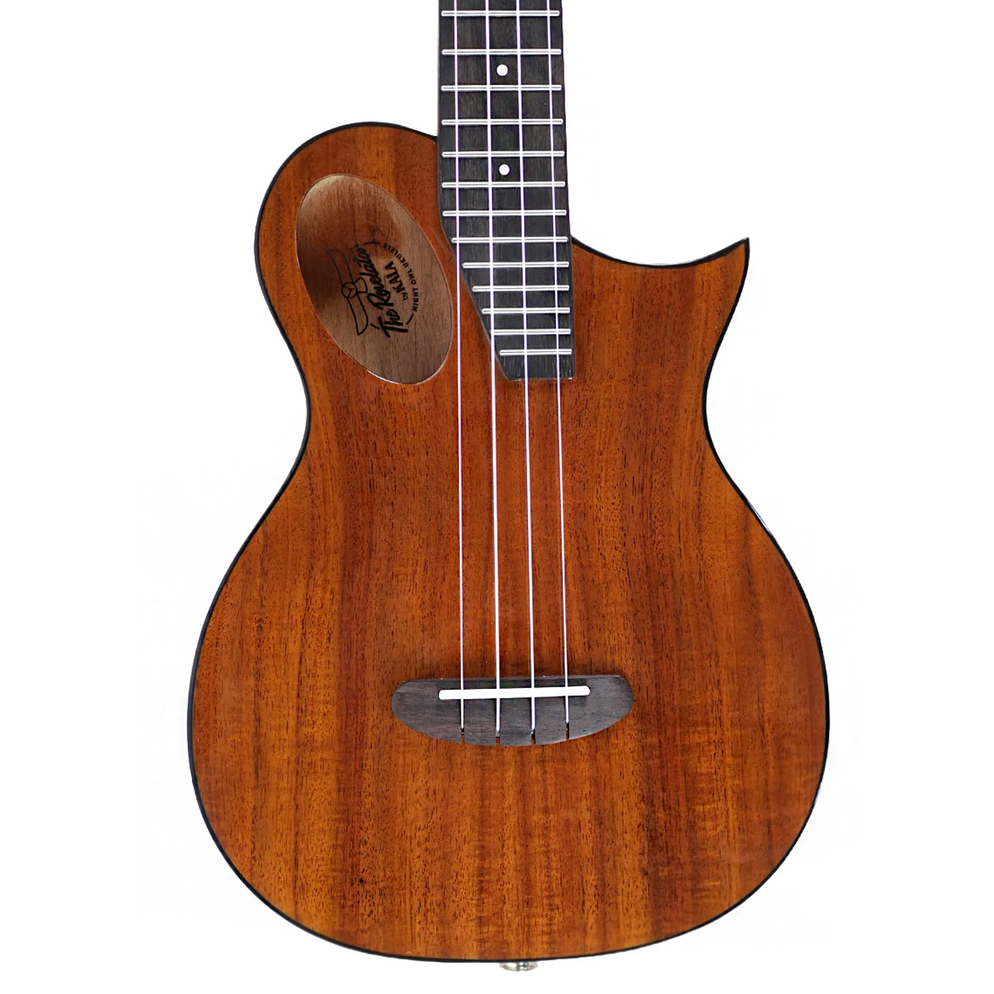 Kala OWL-ACA-TE Revelator Night Owl Acacia Tenor Ukulele w/ Pickup - BLEM