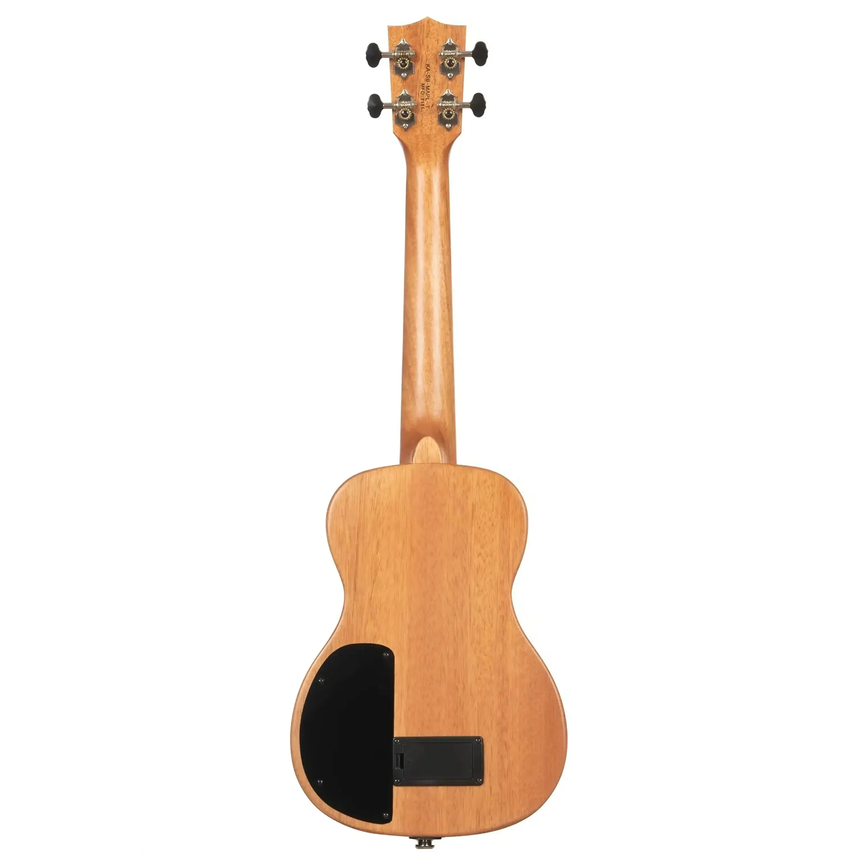 Kala SB-MAP-T Solid Body Flame Maple Electric Tenor Ukulele - Image 4