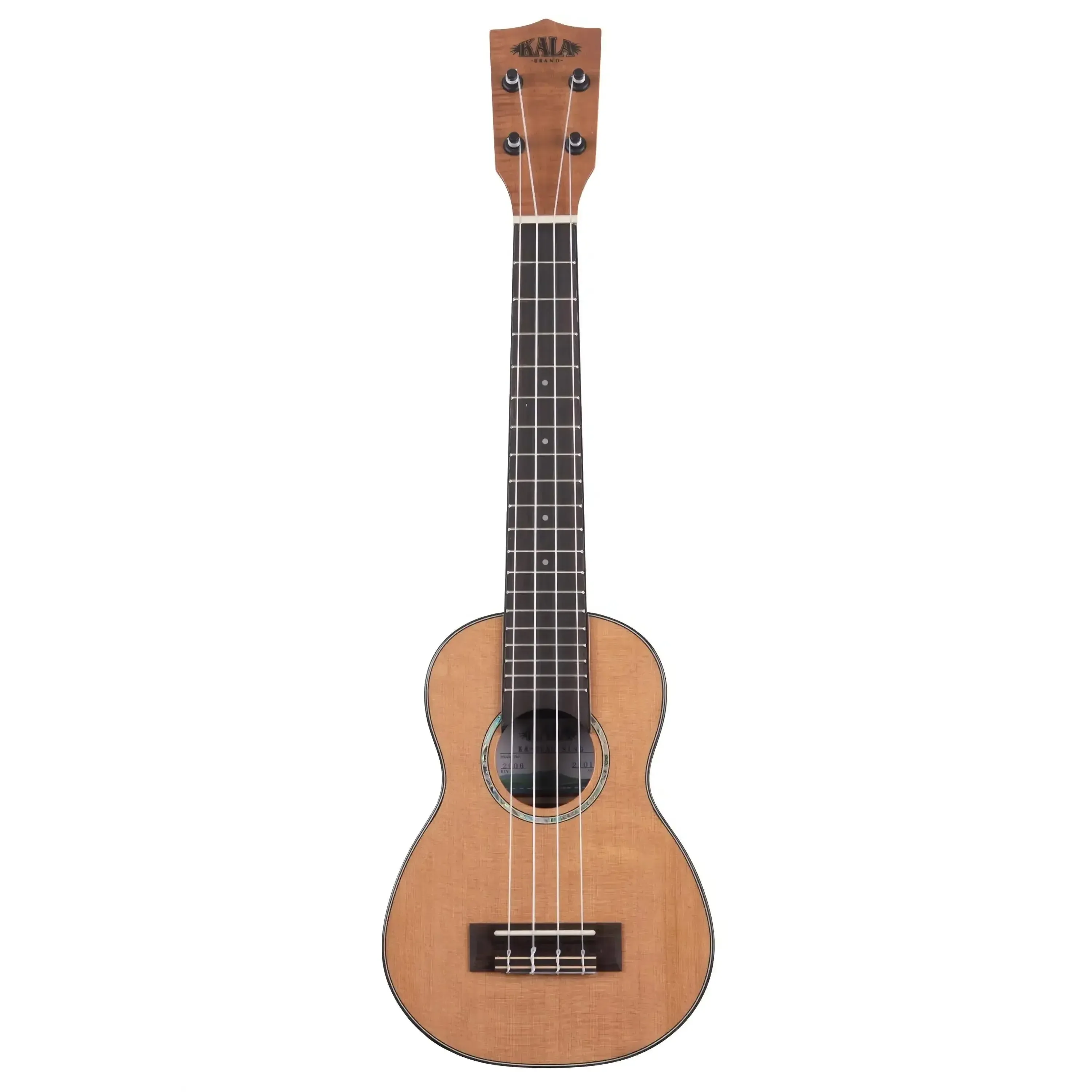 Kala SCAC-SLNG Solid Cedar Top Longneck Soprano Ukulele - Image 3