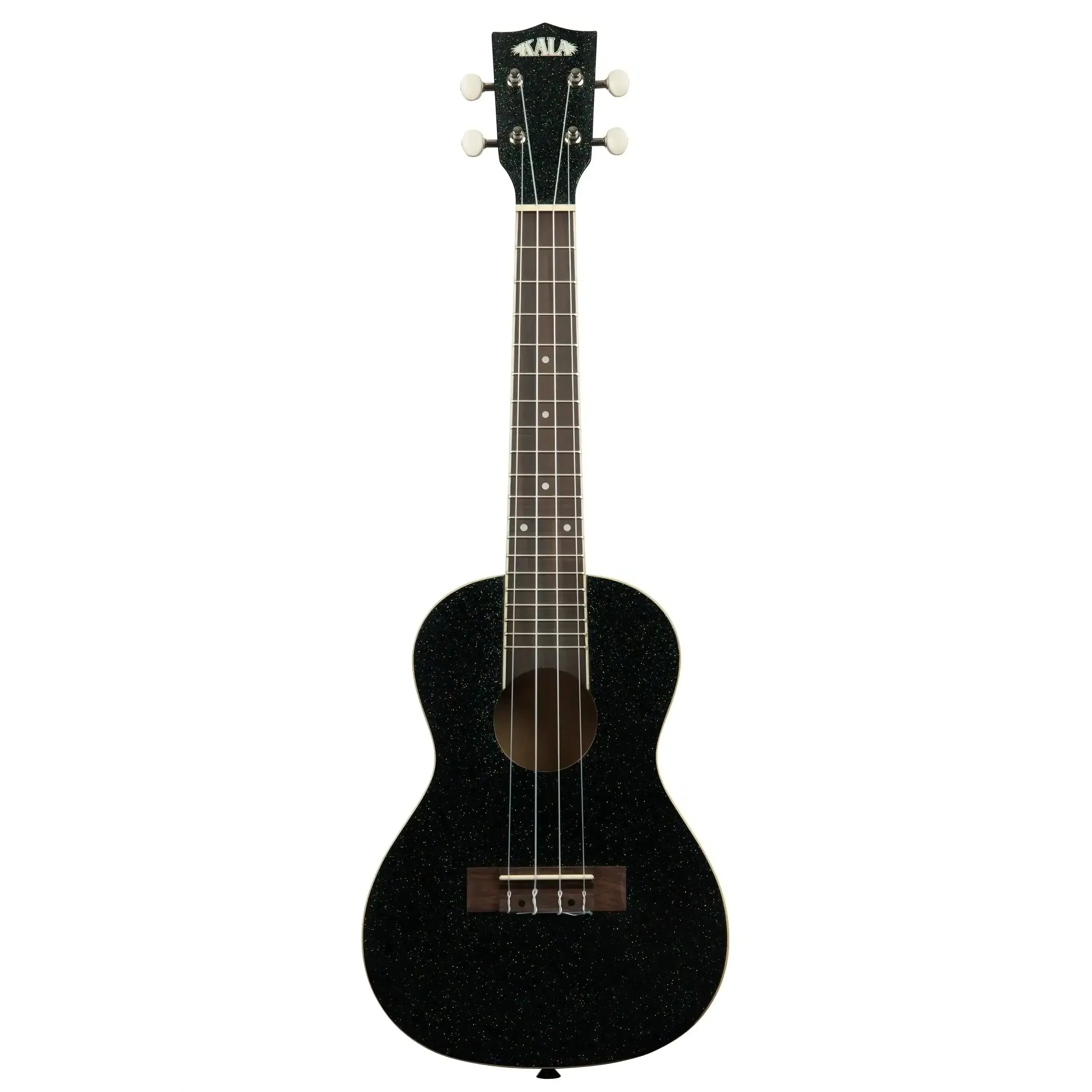 Kala SPRK-BLACK Galaxy Black Sparkle Concert Ukulele - Image 3