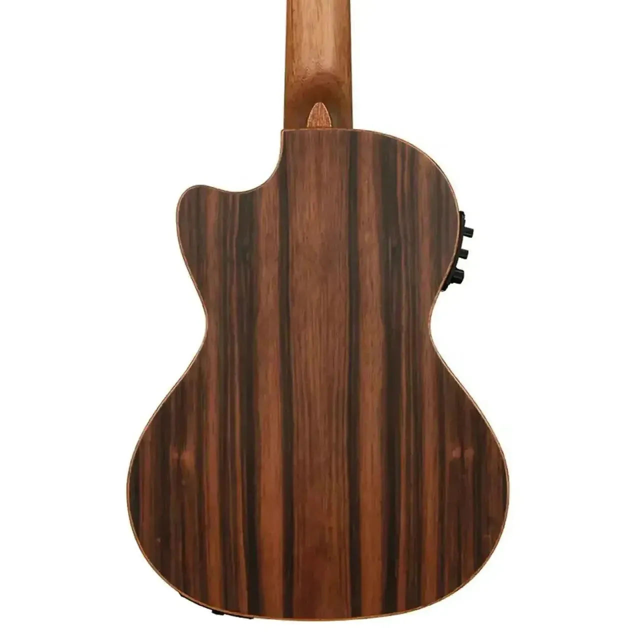 Kala SSEBY-T-CE Solid Spruce & Striped Ebony Tenor Ukulele w/ EQ - Image 2
