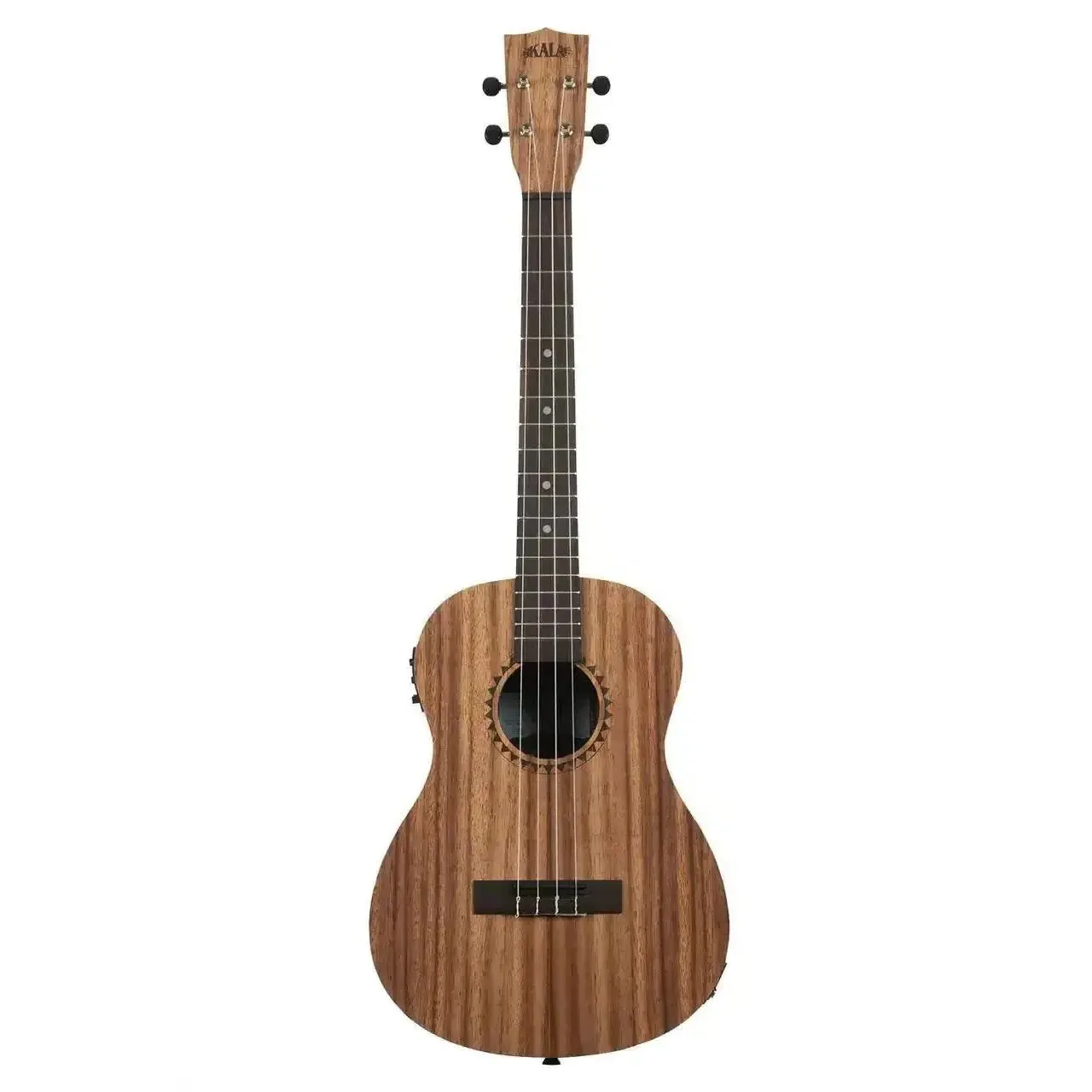 Kala TEAK-BE Teak Baritone Ukulele w/ EQ - Image 3
