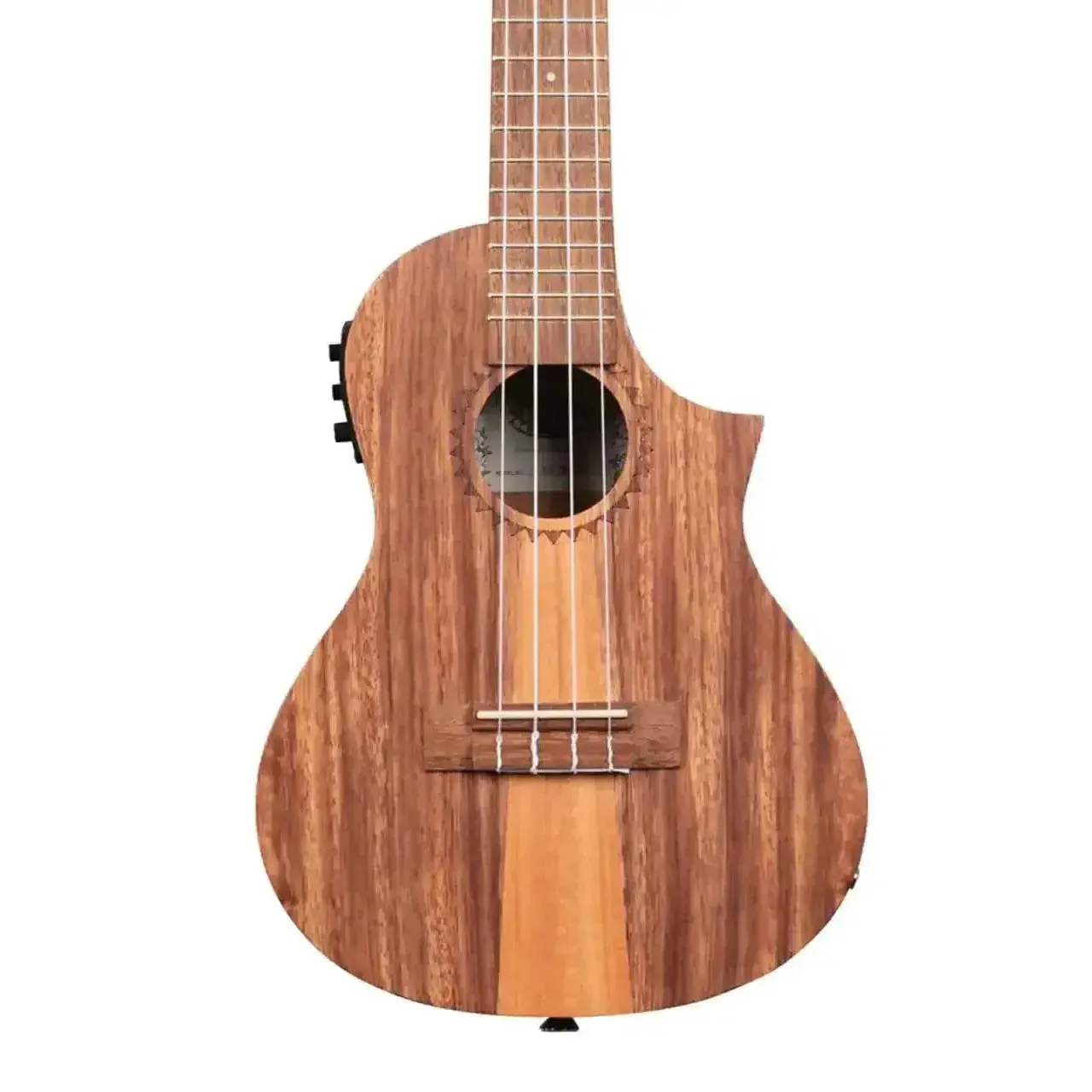Kala TK-C-CE Teak Tri-Top Concert Ukulele w/ Cutaway & EQ