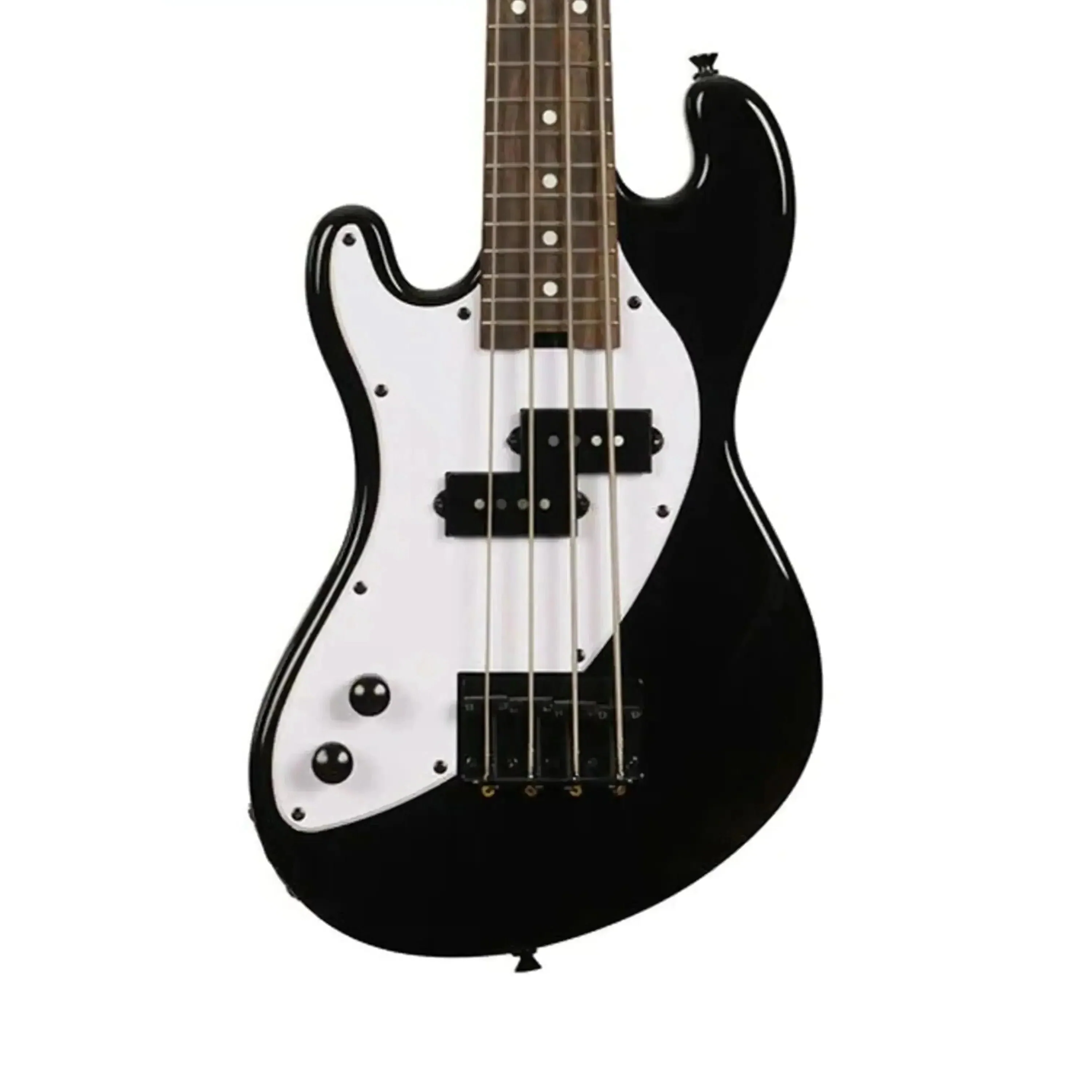 Kala UBASS-SB-BK-FS-L Jet Black Solid Body Fretted Left-Handed U•BASS