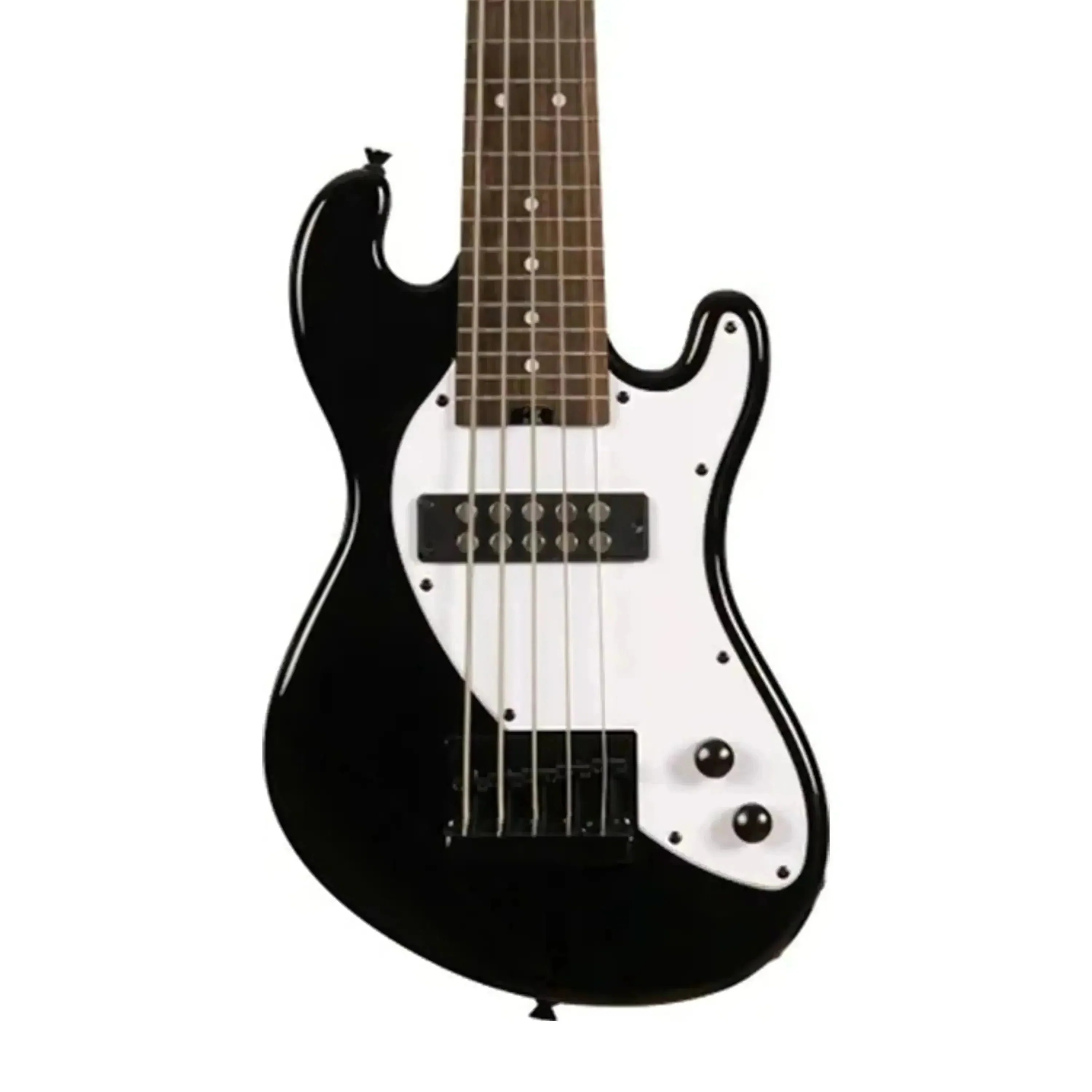 Kala UBASS-SB5-BK-FS Jet Black Solid Body Fretted 5-String U•BASS