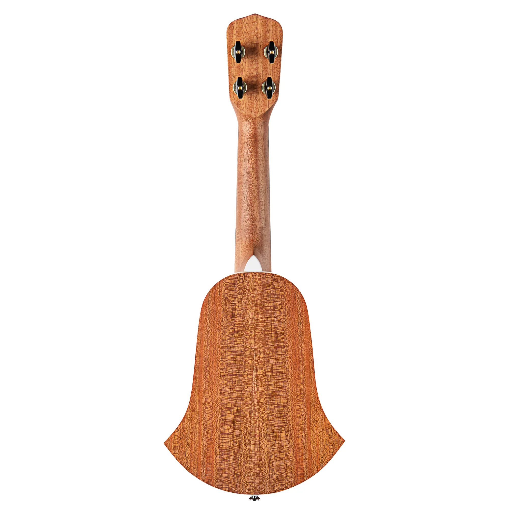 Kala VMET-BELL-MHG-S Vintage Metropolitan Bell Mahogany Soprano Ukulele - Image 5