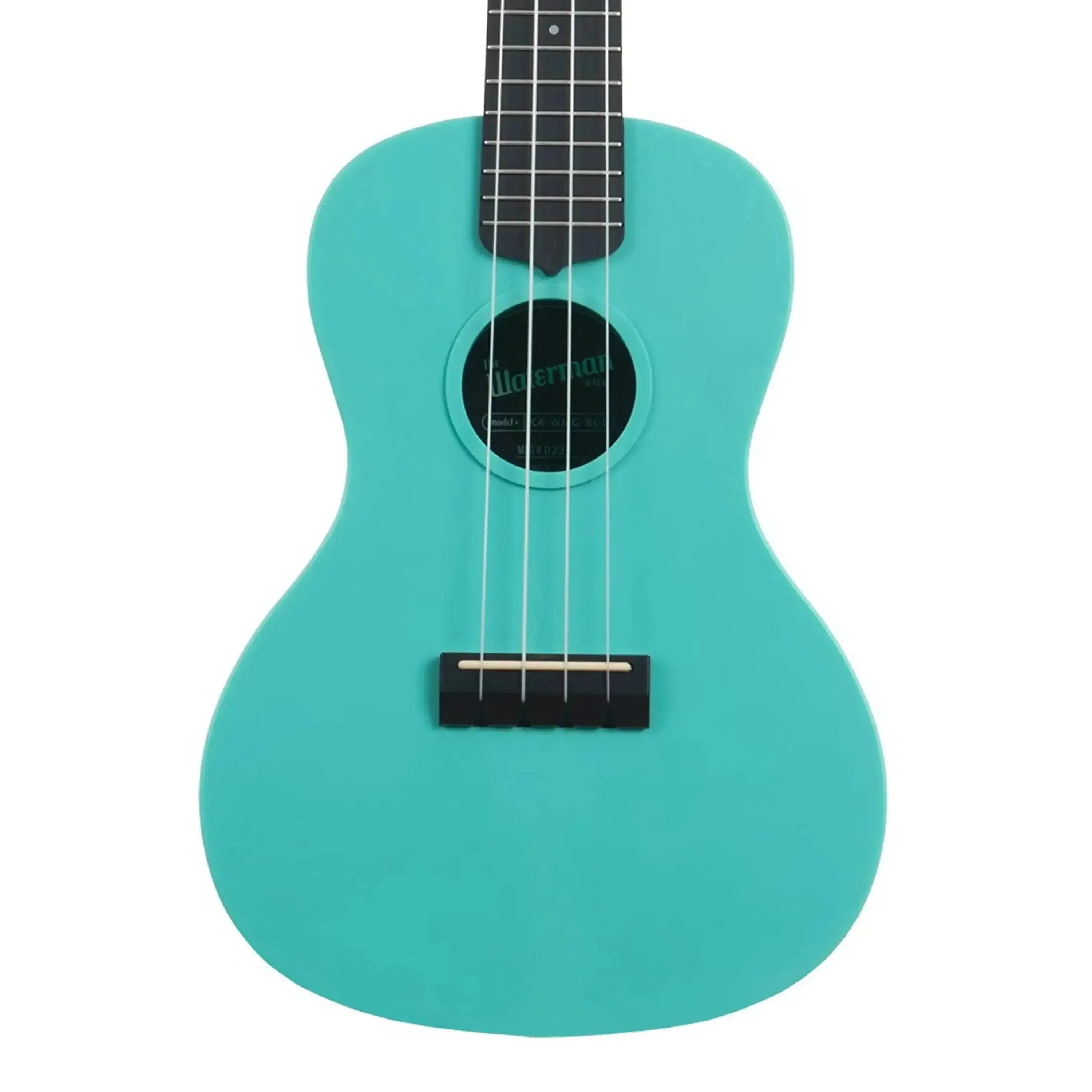 Kala Waterman WMG-BL-C Glow-In-The-Dark Aqua Mist Concert Ukulele