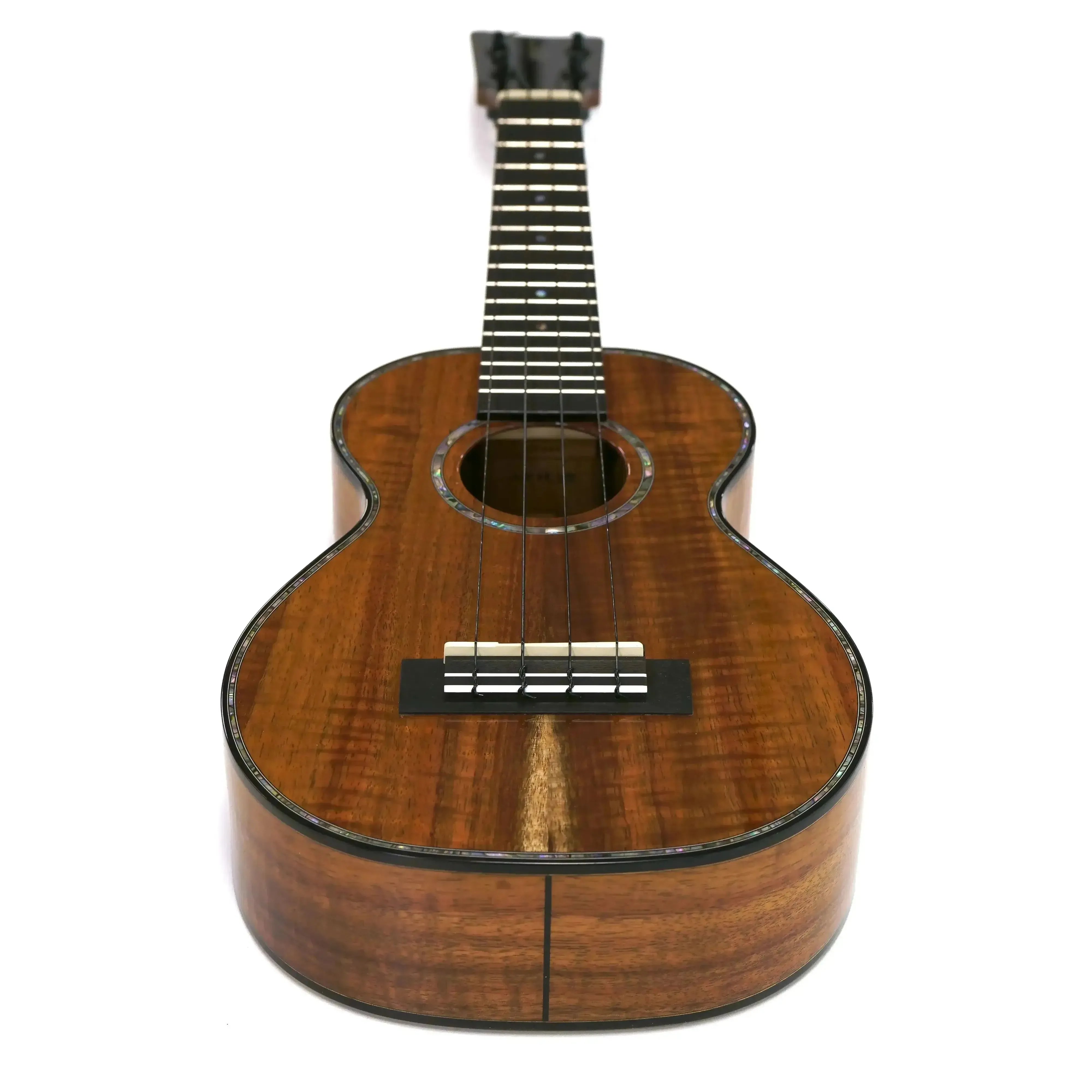 Kamaka HF-2-D2 Solid Deluxe Hawaiian Curly Koa Concert Ukulele - Image 4