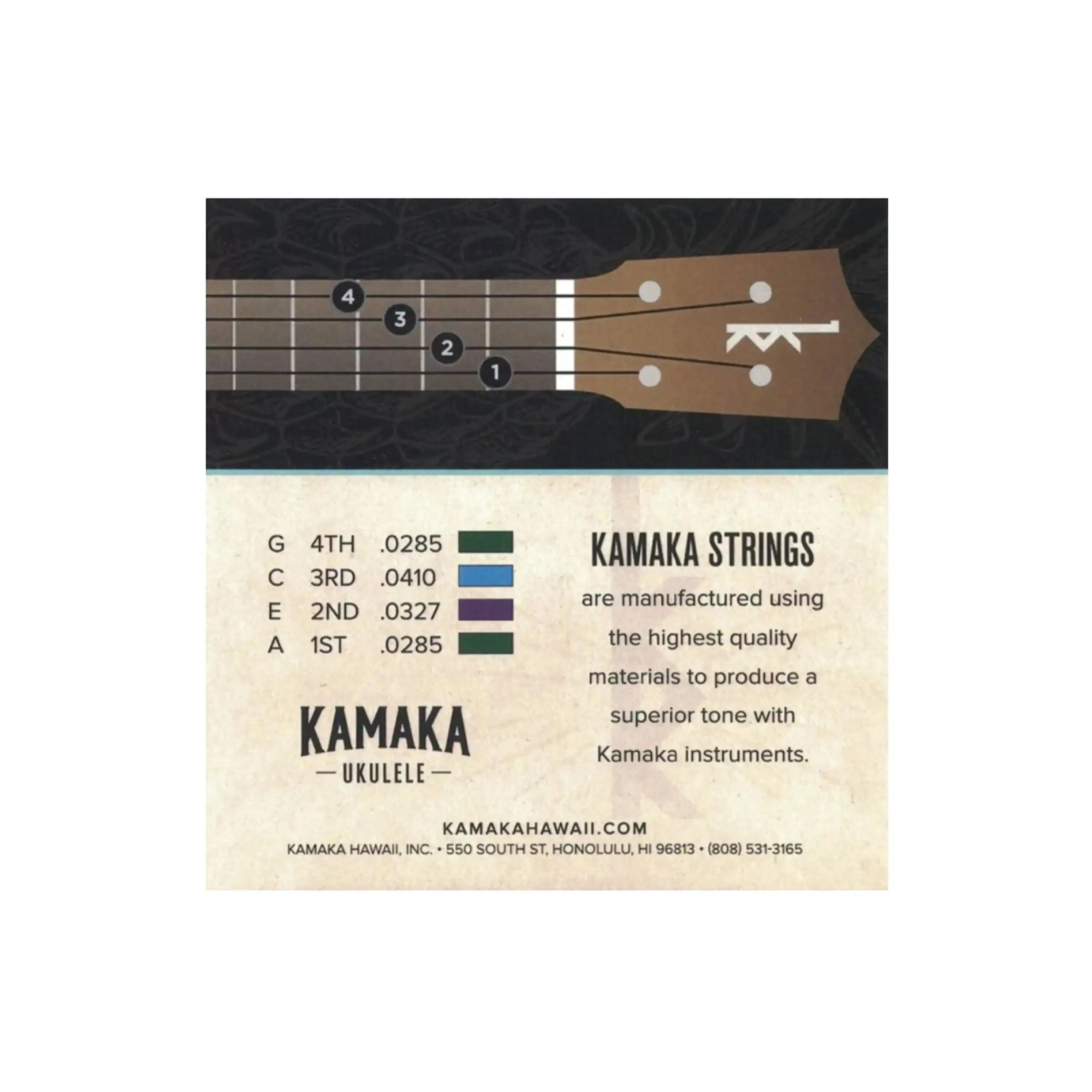 Kamaka S-3G Tenor Strings G-C-E-A - LOW G - Image 2