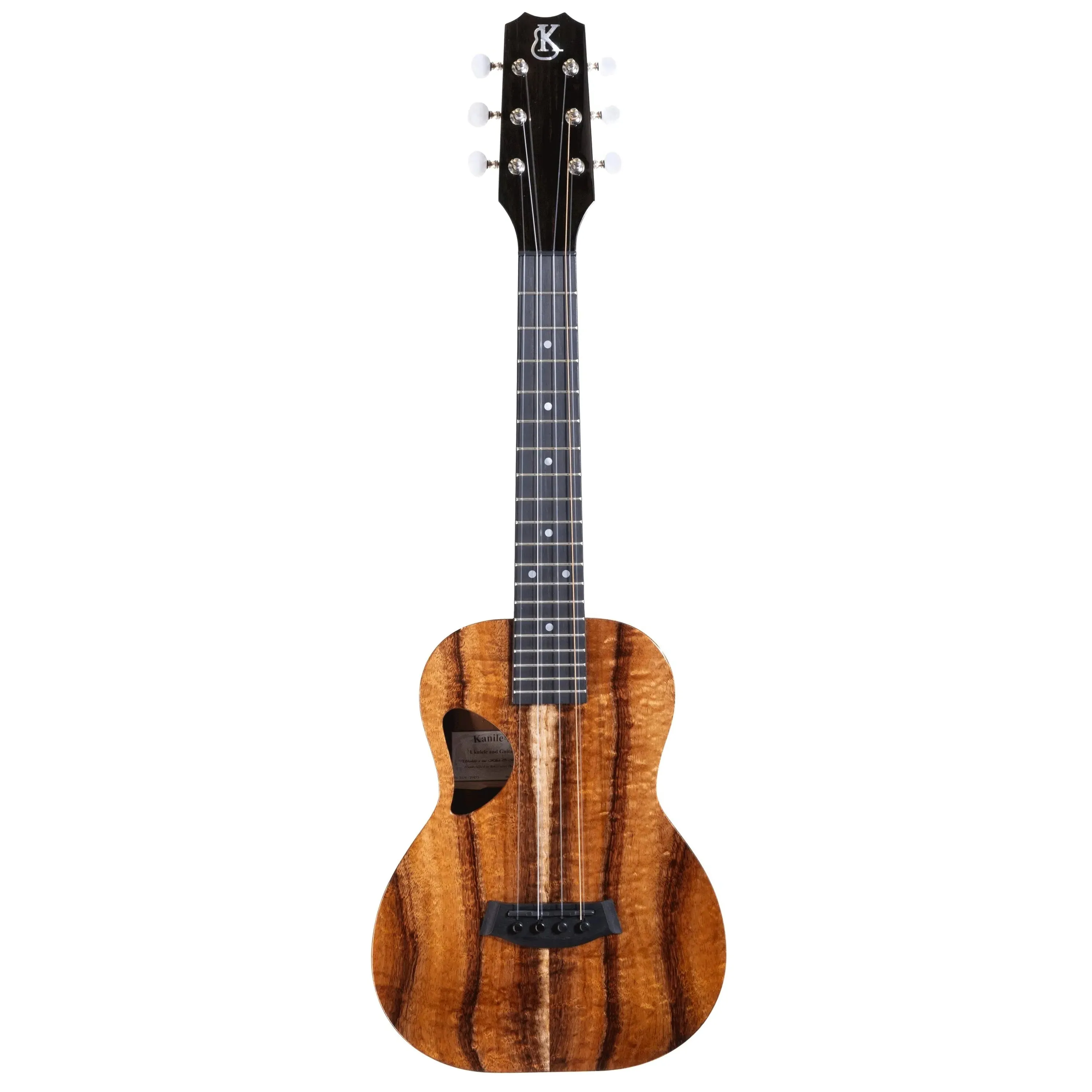 Kanile'a D-1 Pro Premium Hawaiian Koa 6-String Tenor Ukulele - Image 3