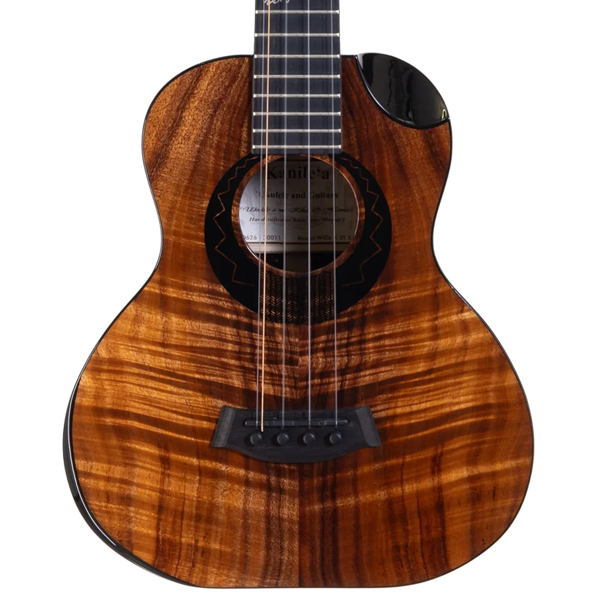Kanile'a Willie`K Premium Hawaiian Koa 5-String Super Tenor Ukulele