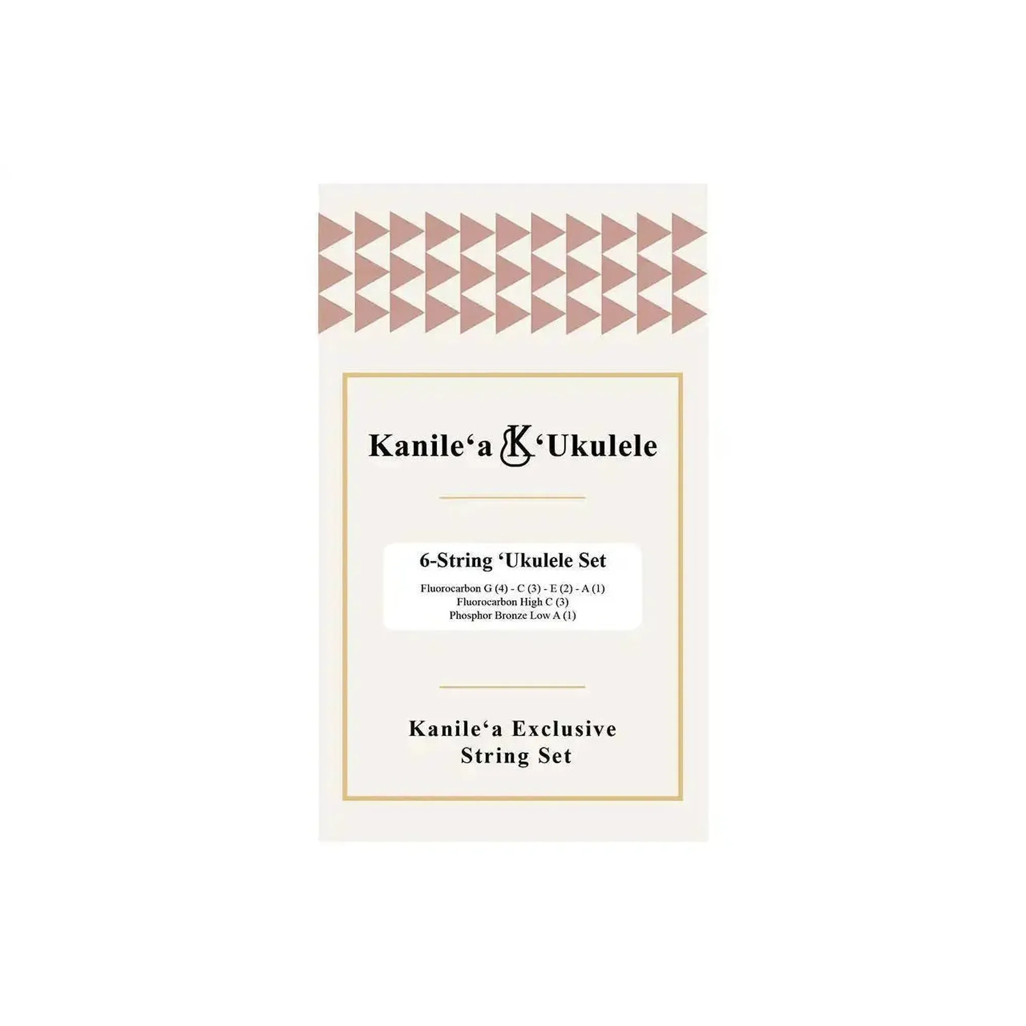 Kanile'a x Worth 6-String Ukulele String Set (G-C-C-E-a-A Tuning) - HIGH C & LOW A