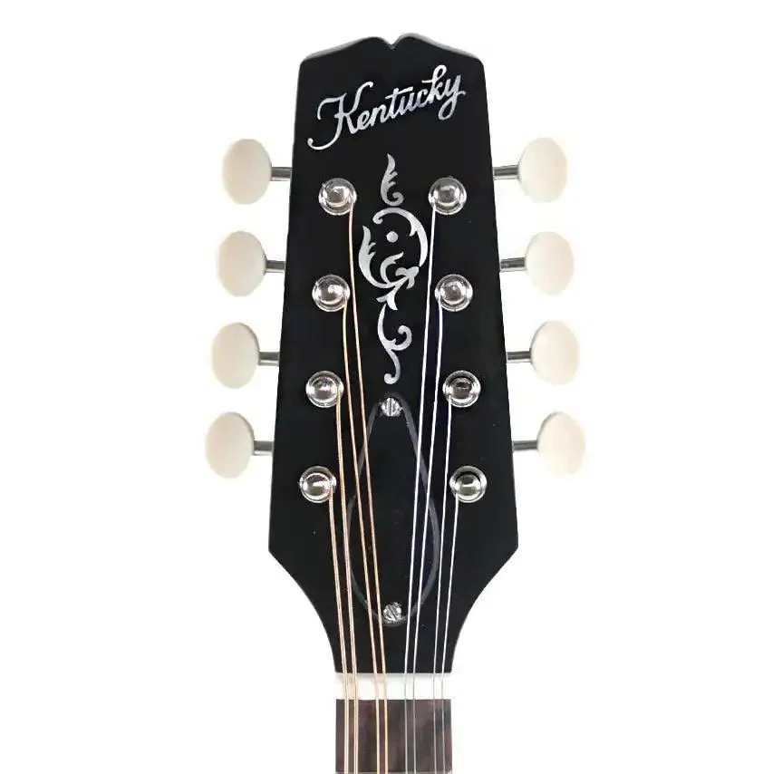 Kentucky KM-226 Satin Brown Deluxe Oval Hole A-Model Mandolin - Image 6