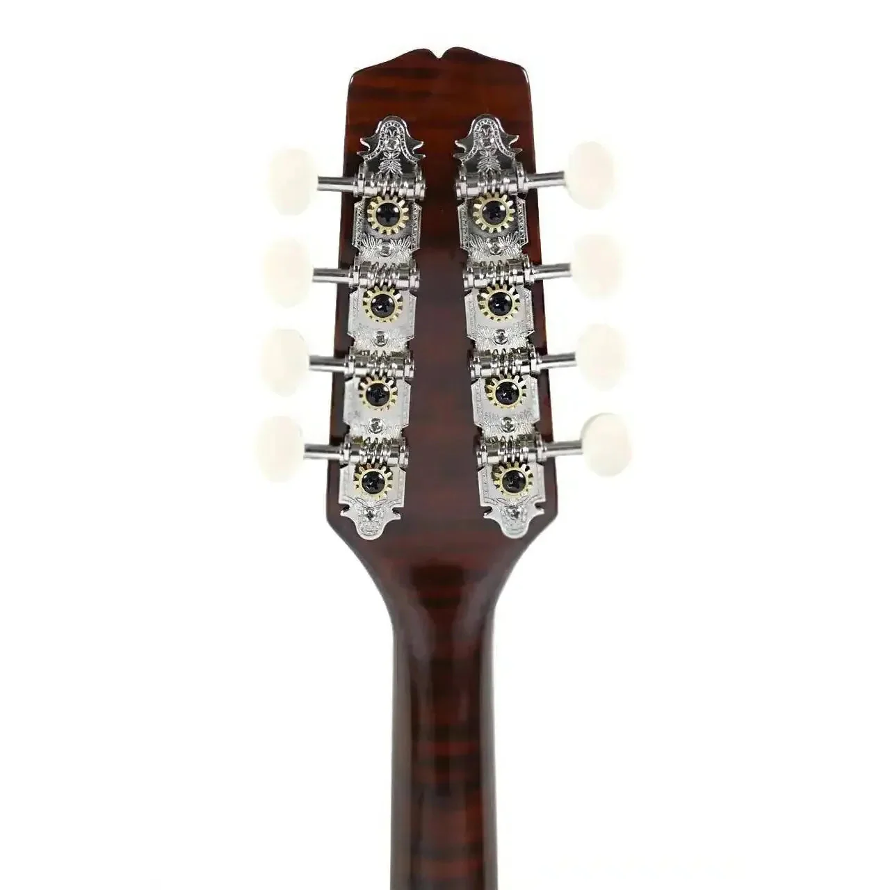 Kentucky KM-276 Deluxe Oval Hole Transparent Brown A-Model Mandolin - Image 7
