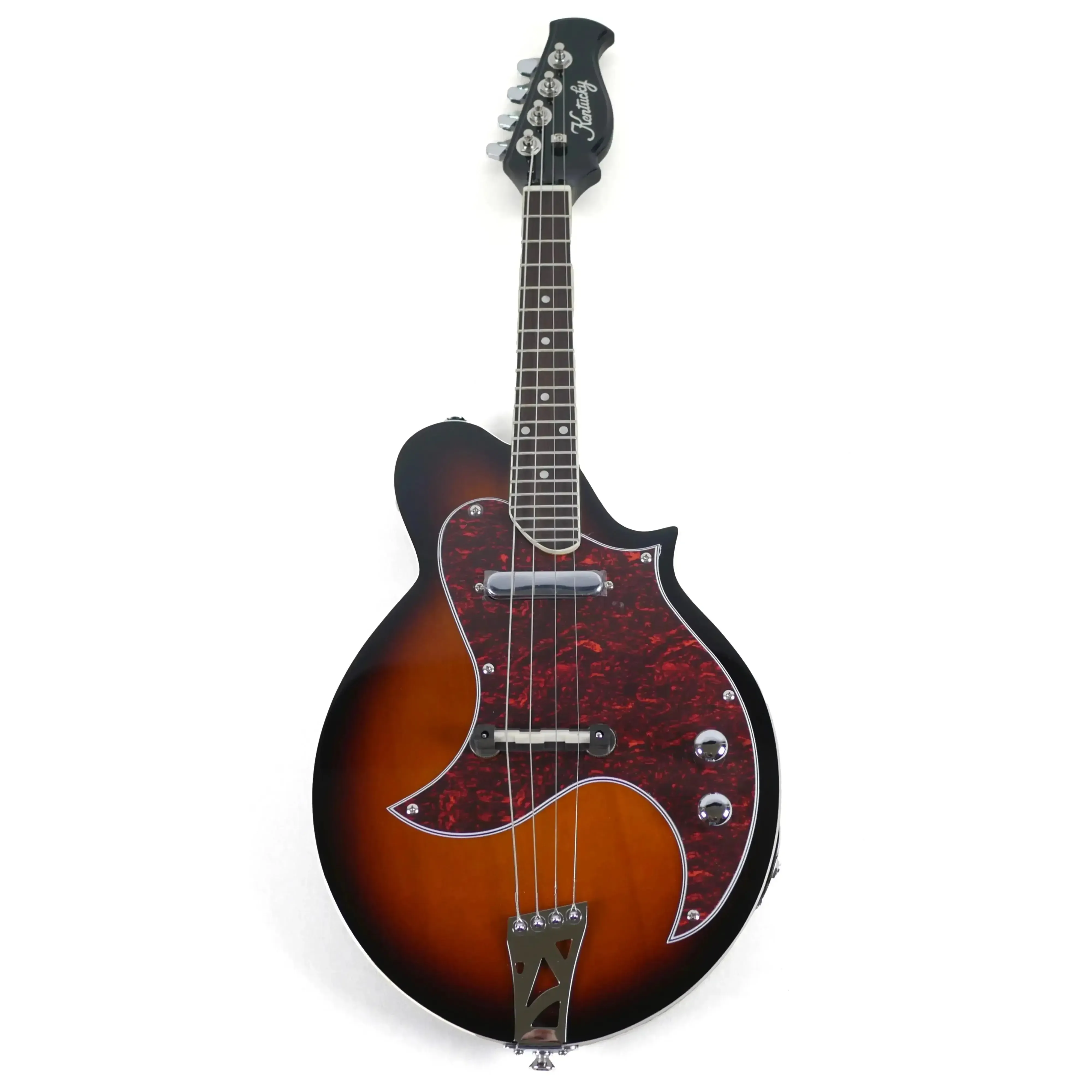 Kentucky KM-300E Traditional Sunburst 4-String Electric Mandolin - Image 4