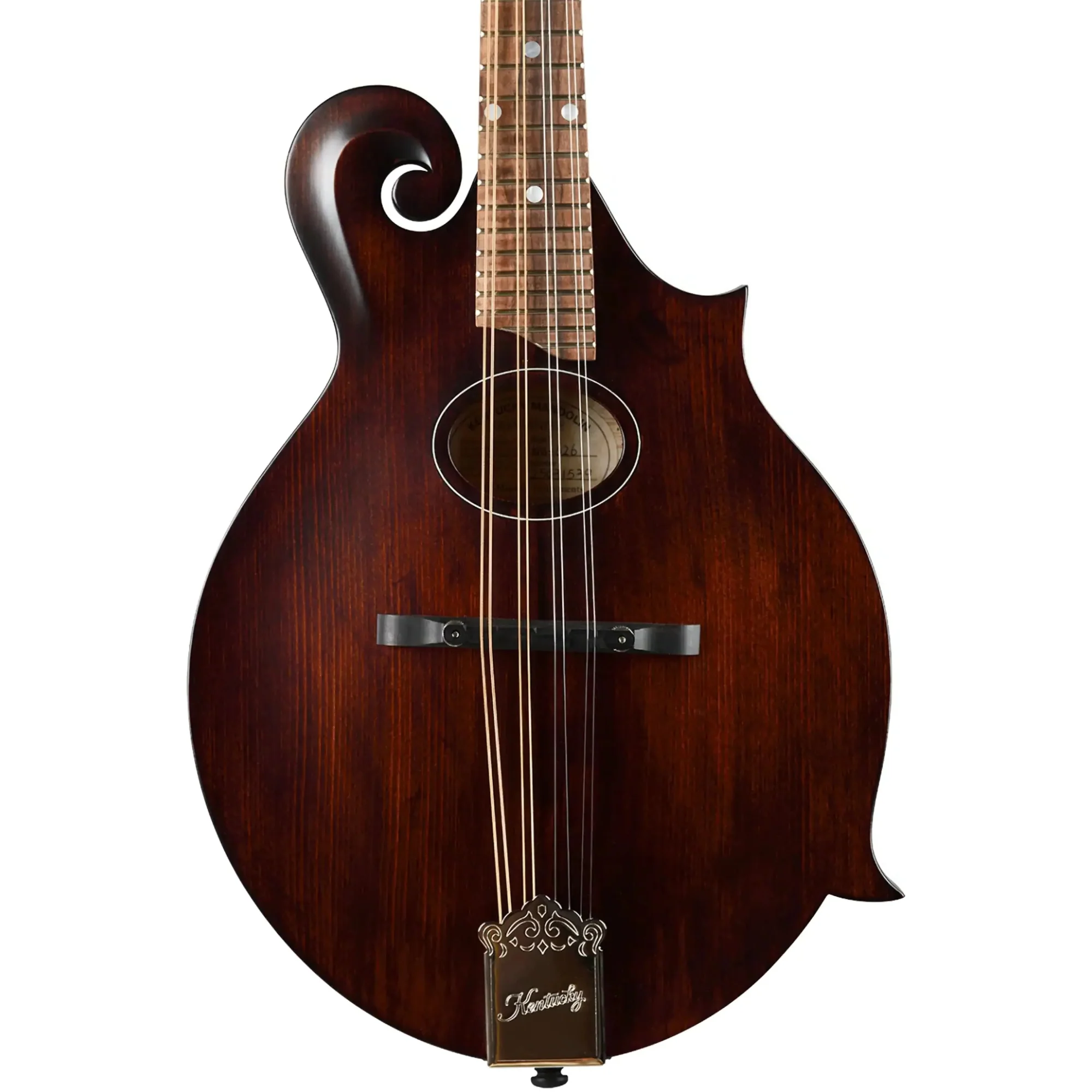 Kentucky KM-626 Standard Oval Hole F-Model Mandolin – Satin Brown