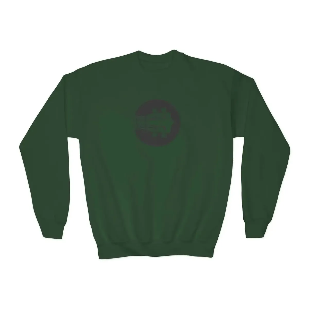 Kids Uke Like The Pros Crewneck Sweatshirt - Black Logo - Image 5