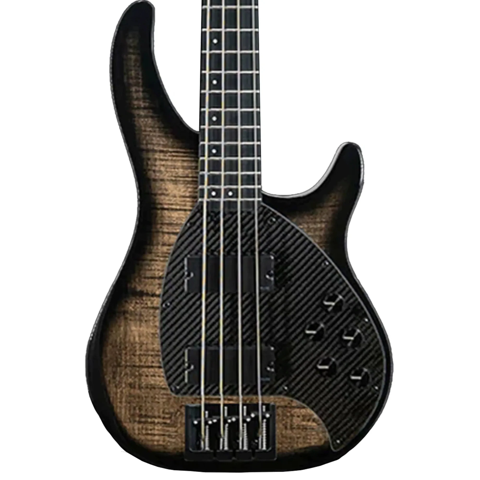 Klōs Apollo IV Custom Electric Jazz Bass with Active-Passive Pickup - Black