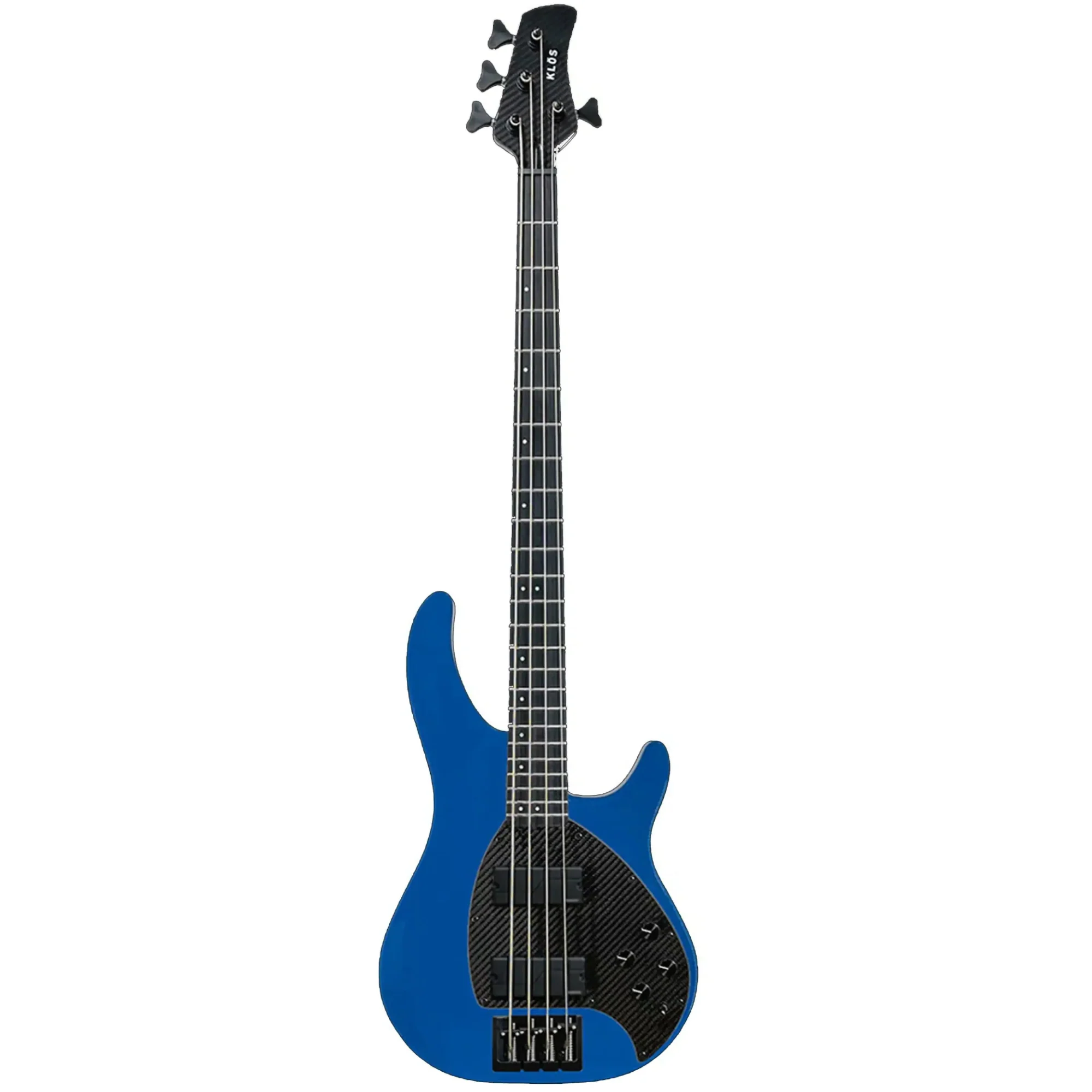 Klōs Apollo IV Custom Electric Jazz Bass with Active Pickup - Blue - Image 2
