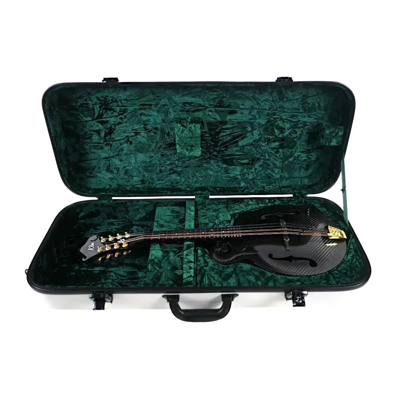 Klōs Carbon Fiber F-Style Acoustic-Electric Mandolin w/ Klōs EQ - PRE-ORDER - Only 1 Available - FREE Carbon Fiber Case - Image 6
