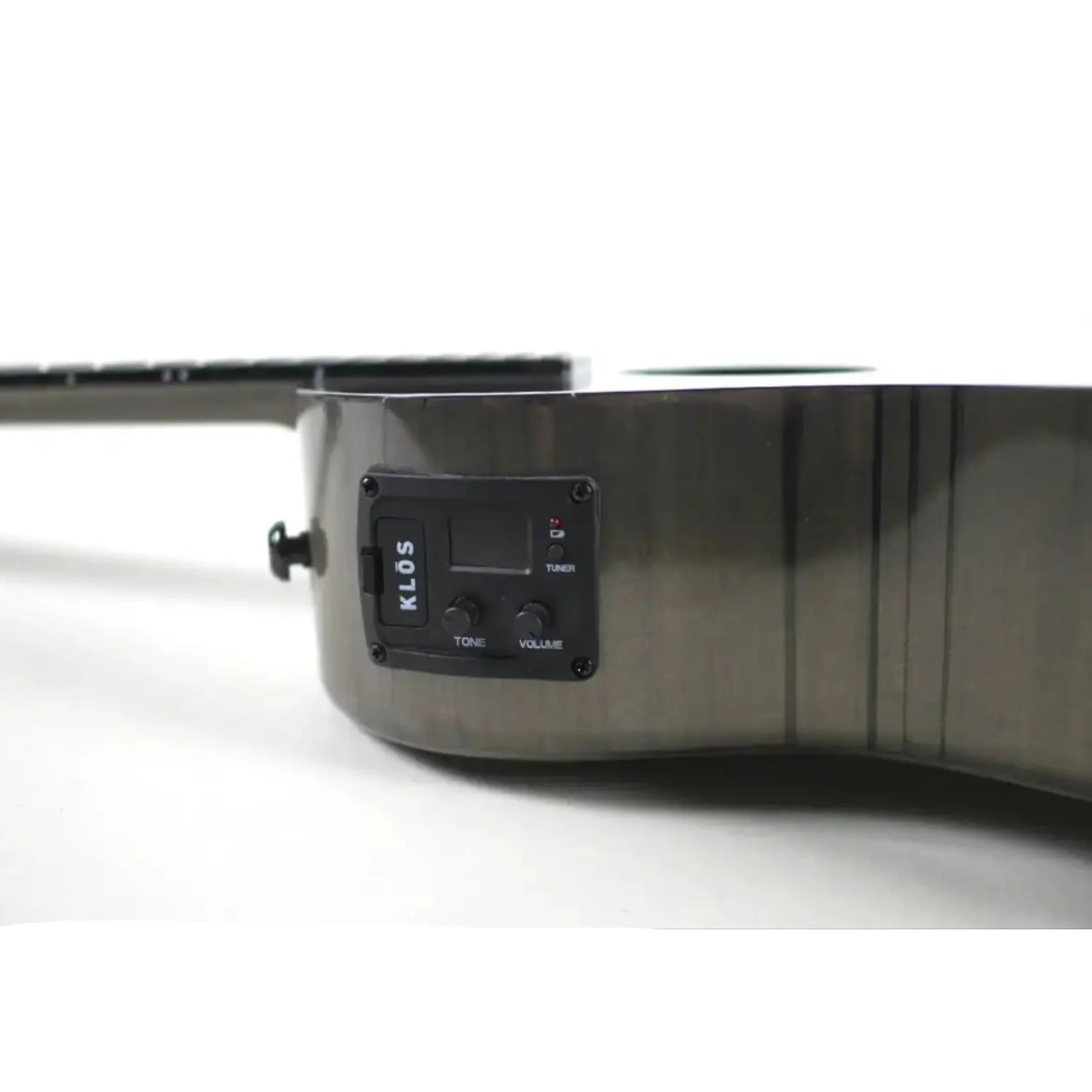 Klōs Carbon Timber Acoustic-Electric Baritone Ukulele w/ Pickup & Tuner - Image 4