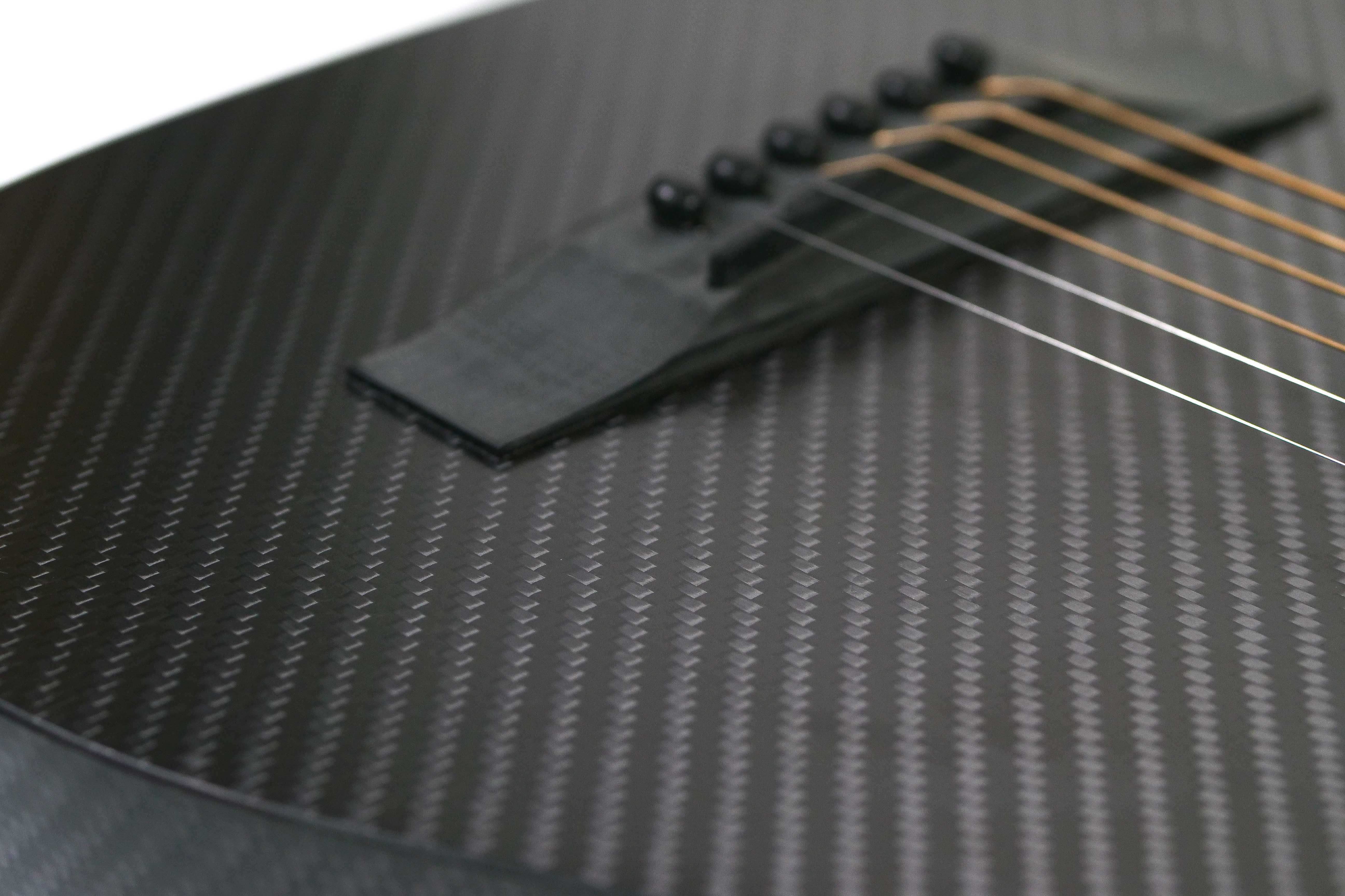 Klōs Deluxe Full Carbon Acoustic-Electric Travel Guitar w/ Pickup - Image 6