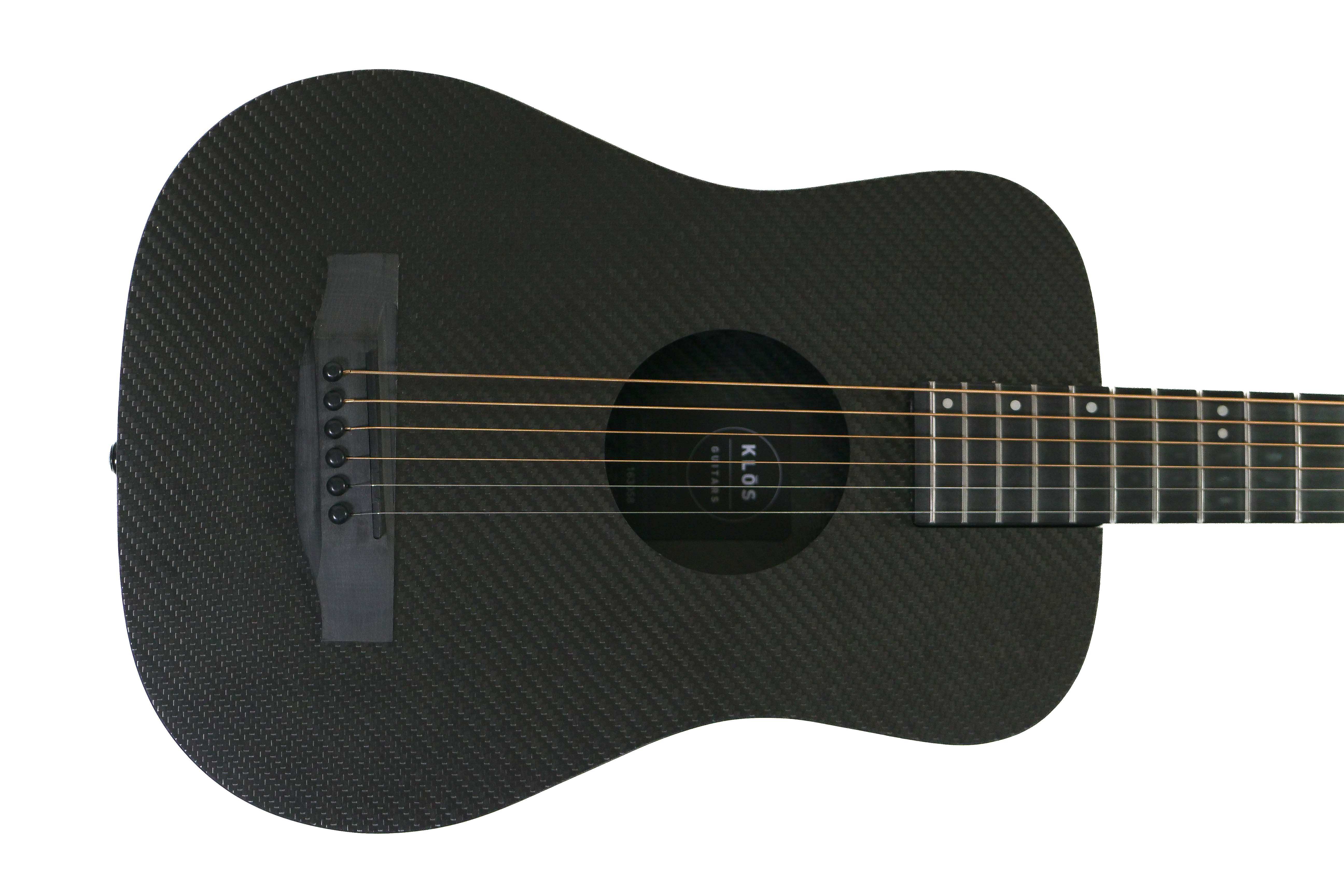 Klōs Full Carbon Acoustic Travel Guitar With Fishman Sonitone Pickup