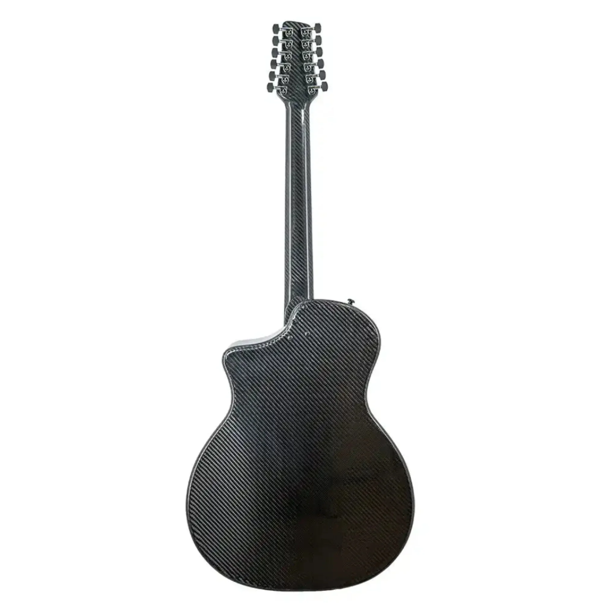 Klōs Full Carbon Grand Cutaway 12-String Acoustic Guitar - Image 4