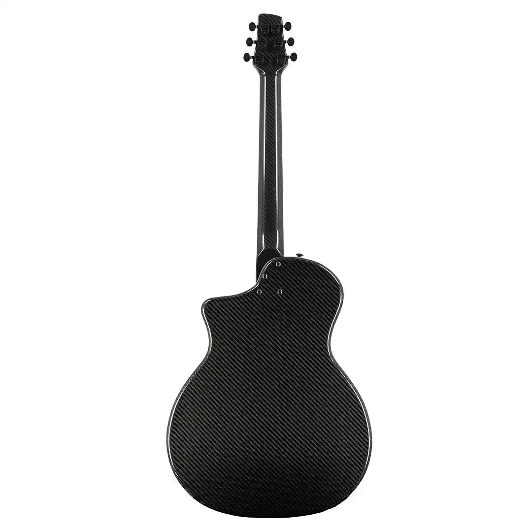 Klōs Full Carbon Grand Cutaway Mini Acoustic Guitar with Fishman Presys+ Pickup - Image 5