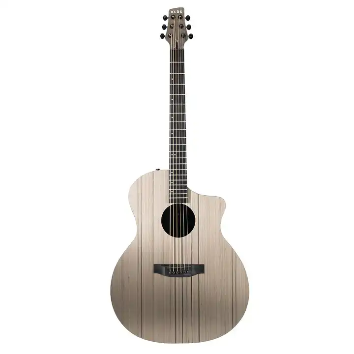 Klōs Full Carbon Timber Grand Cutaway Acoustic Guitar with Fishman Presys+ Pickup - Image 4