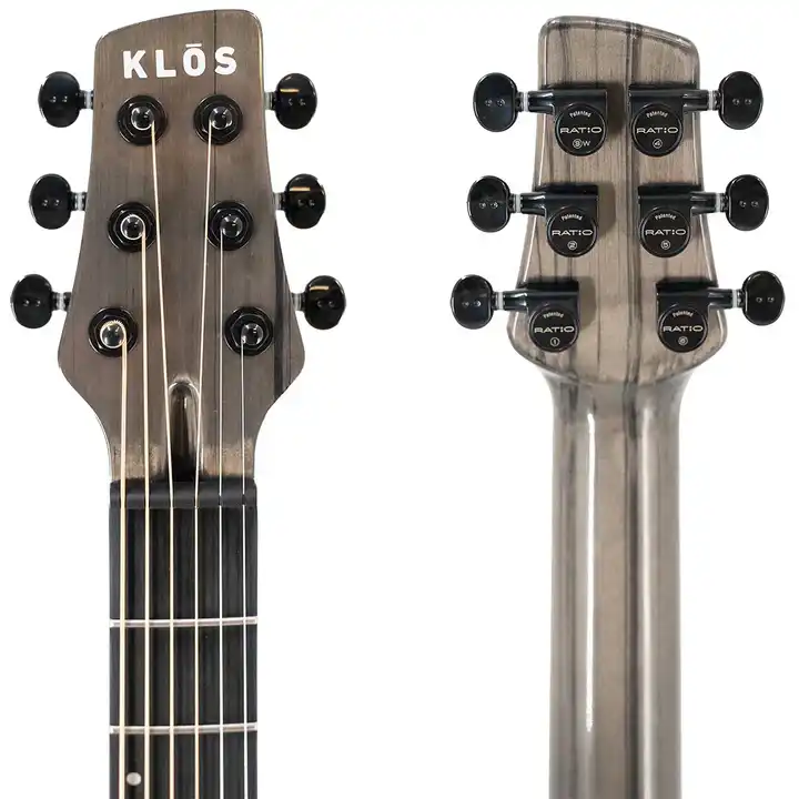 Klōs Full Carbon Timber Grand Cutaway Acoustic Guitar with Fishman Presys+ Pickup - Image 6