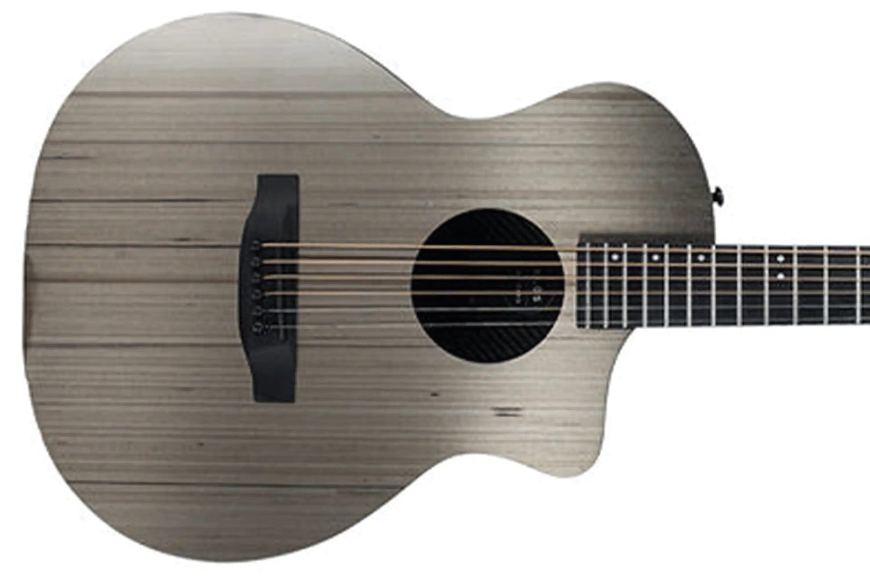 Klōs Full Carbon Timber Grand Cutaway Mini Acoustic Guitar with Fishman Presys+ Pickup