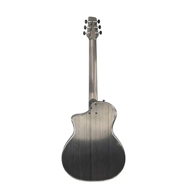 Klōs Full Carbon Timber Grand Cutaway Mini Acoustic Guitar with Fishman Presys+ Pickup - Image 5