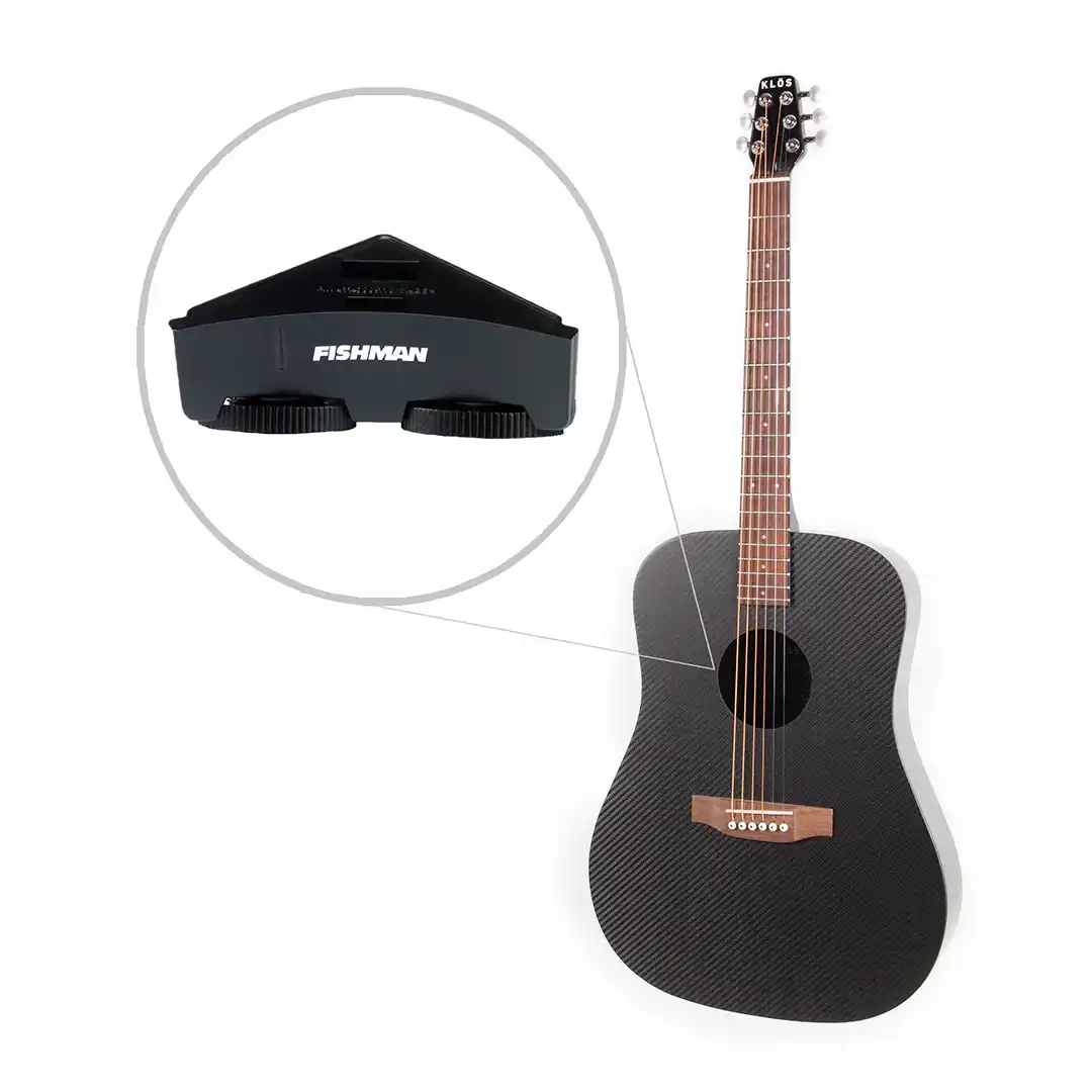 Klōs Hybrid Deluxe Dreadnought Acoustic-Electric Guitar - Image 4