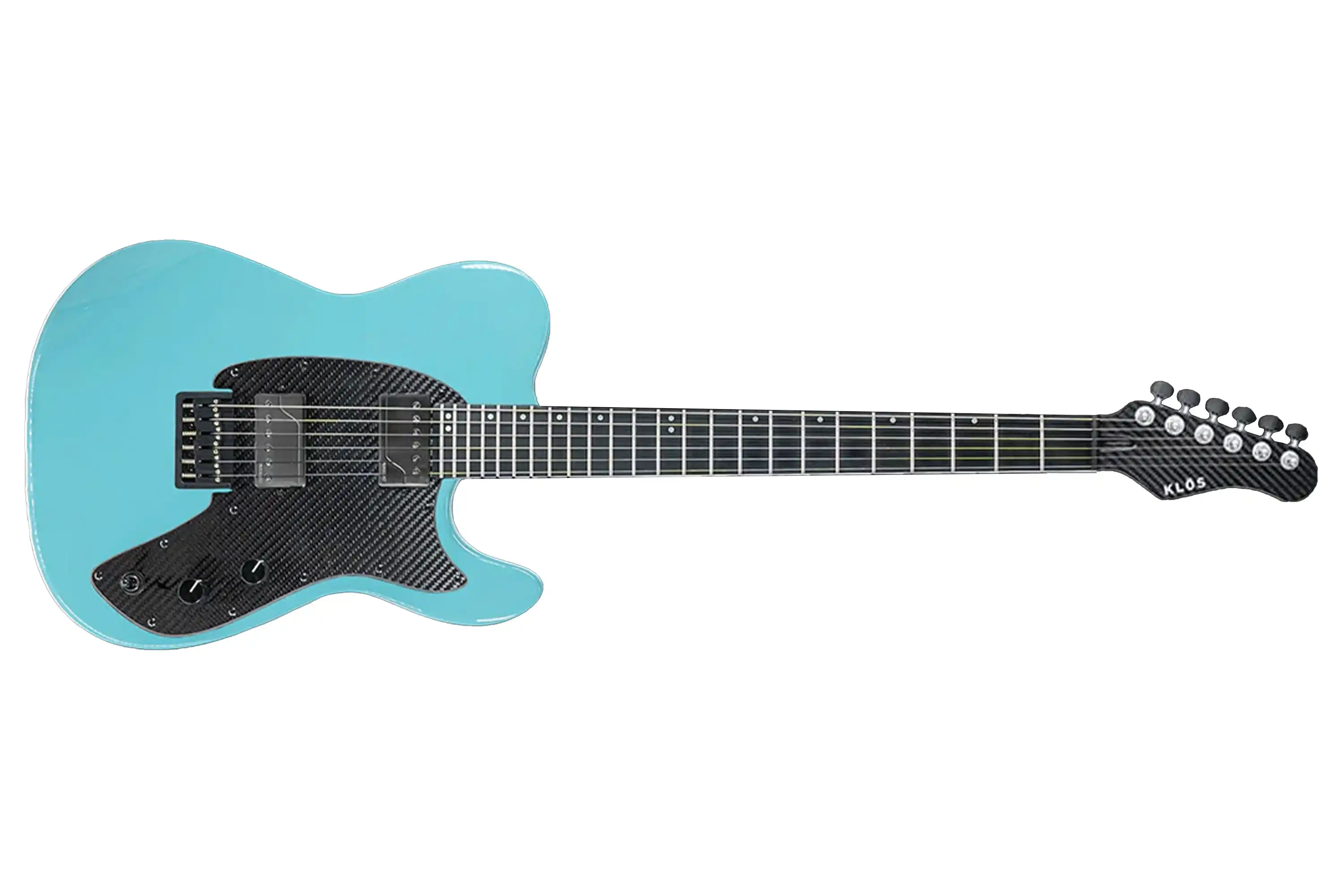 Klōs Telomere Custom Series 22 Fret Electric Guitar with Fishman Fluence Pickup - Stone Blue - Image 3